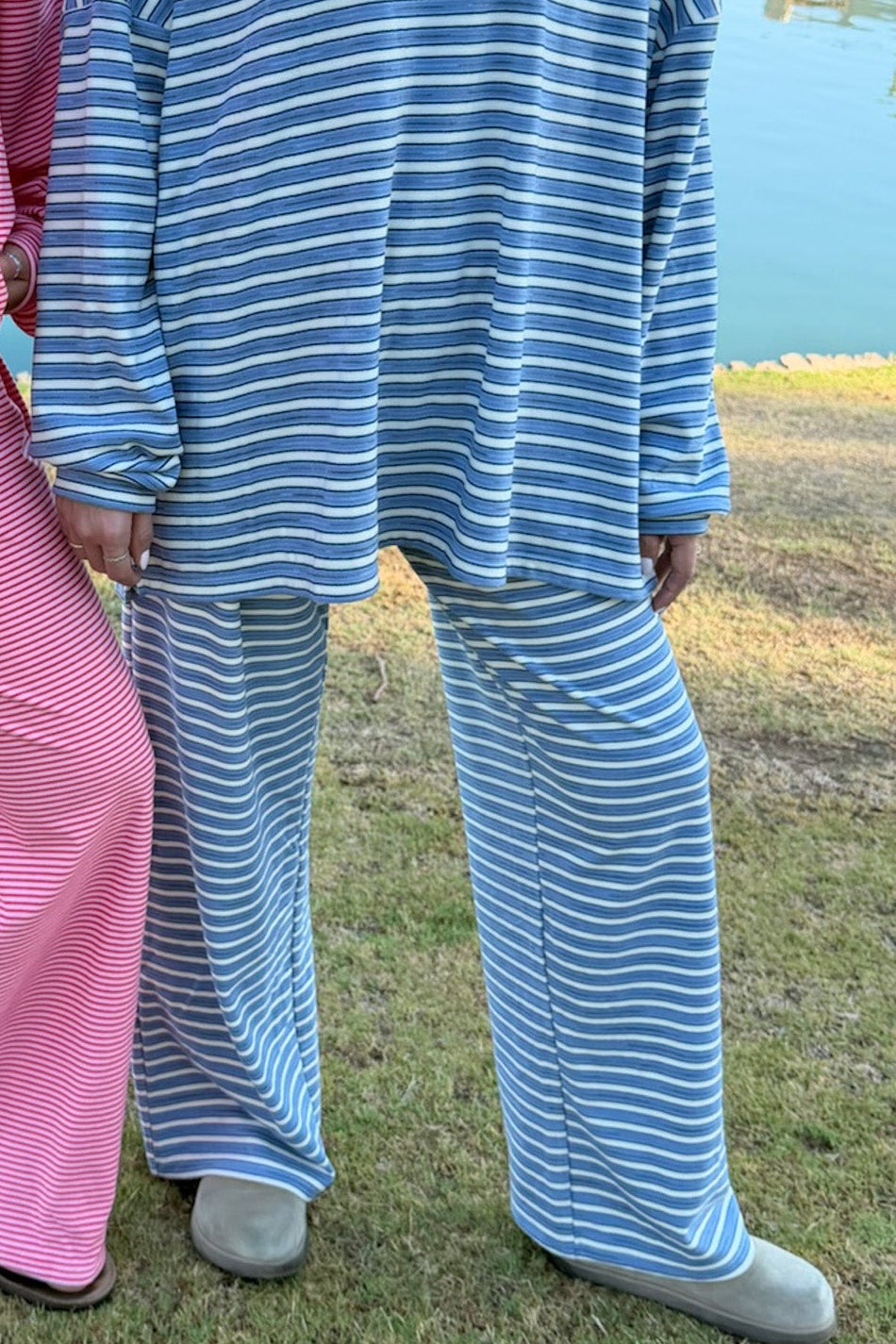 Roxanne Ultra Soft Striped Pants