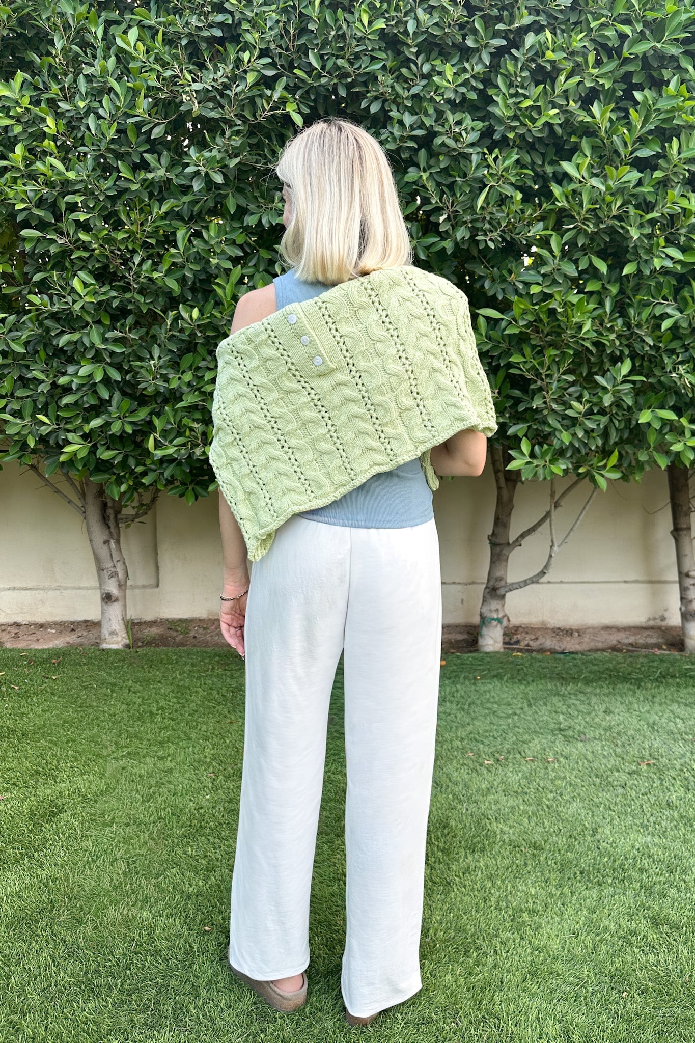 Cannon Relaxed Cotton Pants in White - Neutral Ground