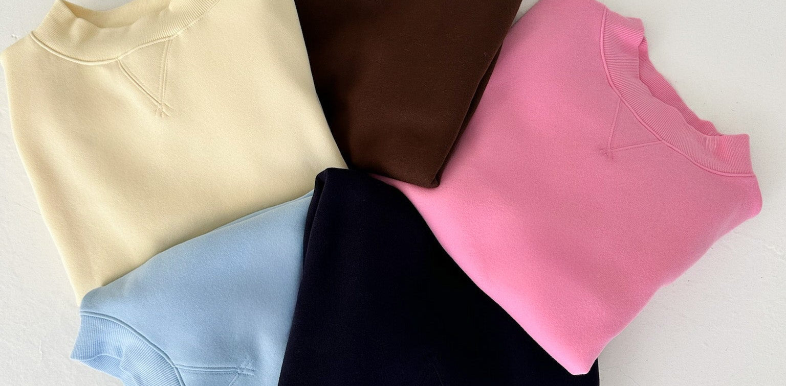 Coffee Run Mockneck Sweatshirt in Navy - Neutral Ground