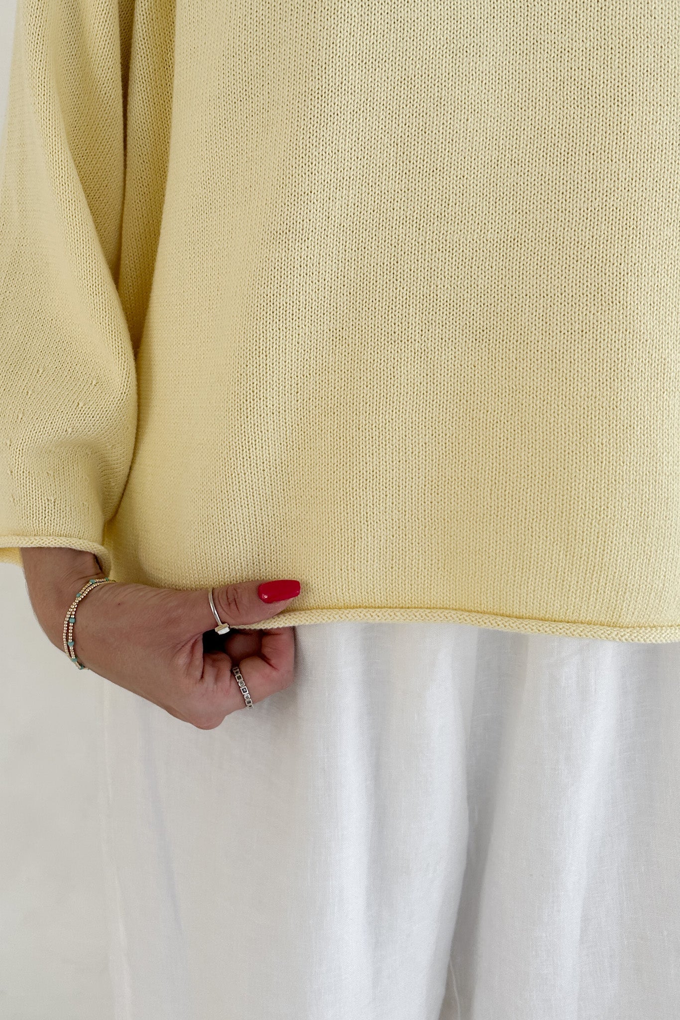 Daylight Lightweight Cotton Knit Sweater - Neutral Ground