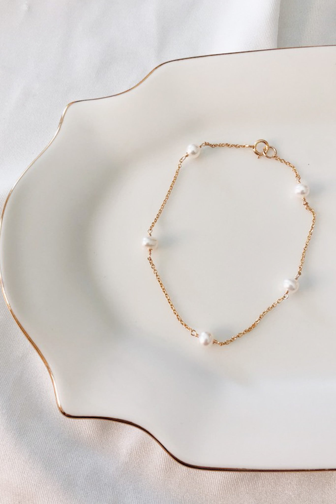 Eloise Freshwater Pearl Bracelet - Neutral Ground