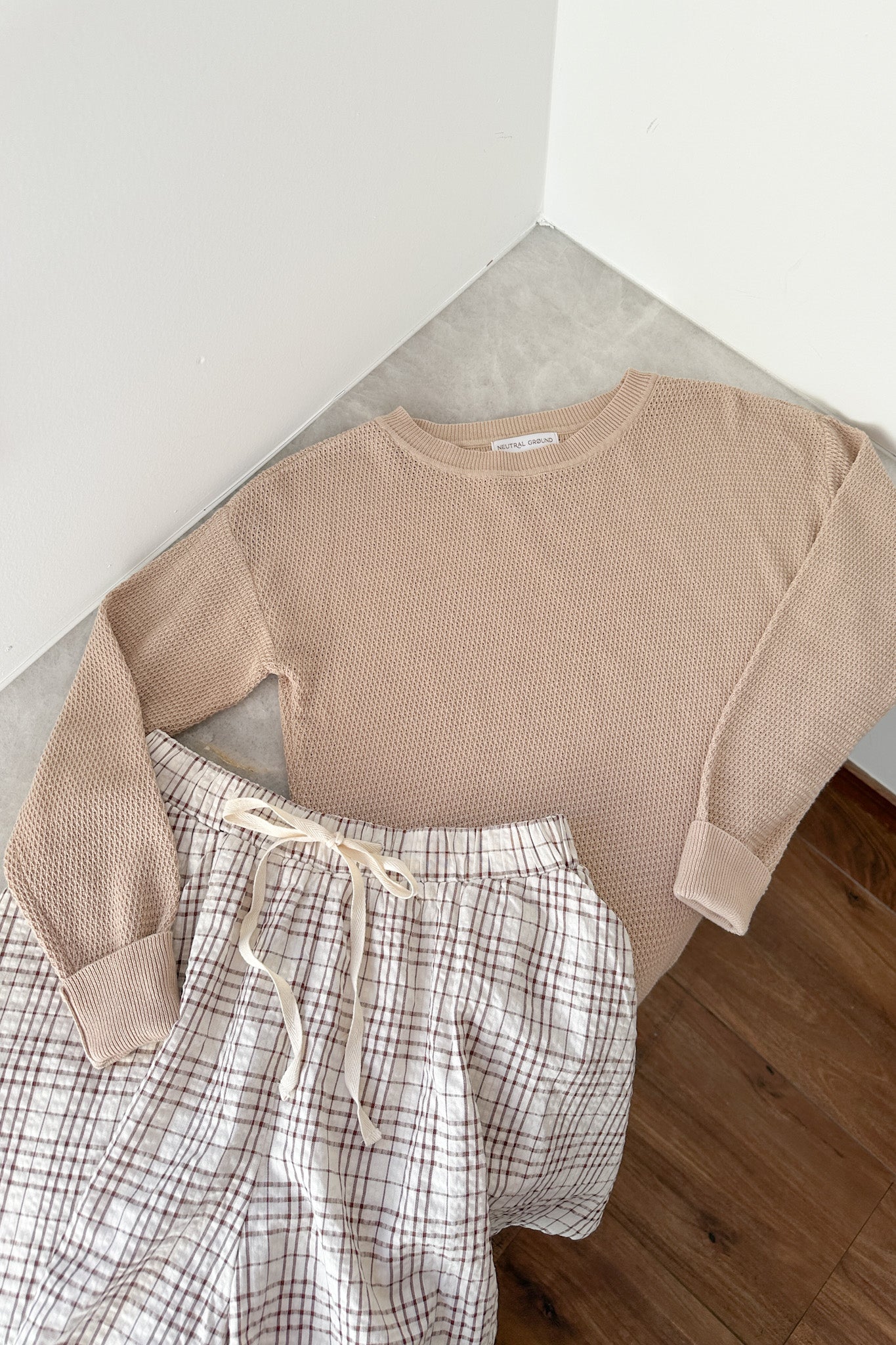 Emory Classic Drop Shoulder Sweater - Neutral Ground