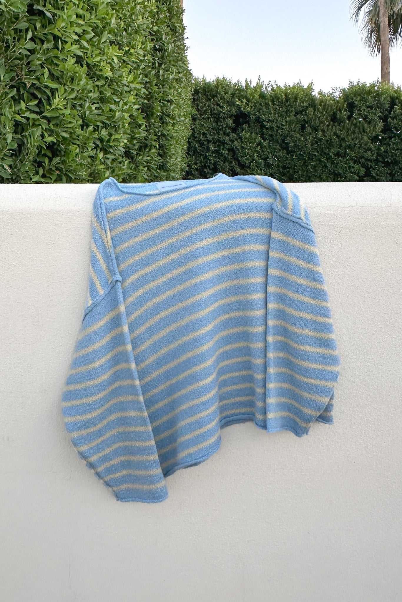 Endless Summer Oversized Sweater in Surf Blue - Neutral Ground