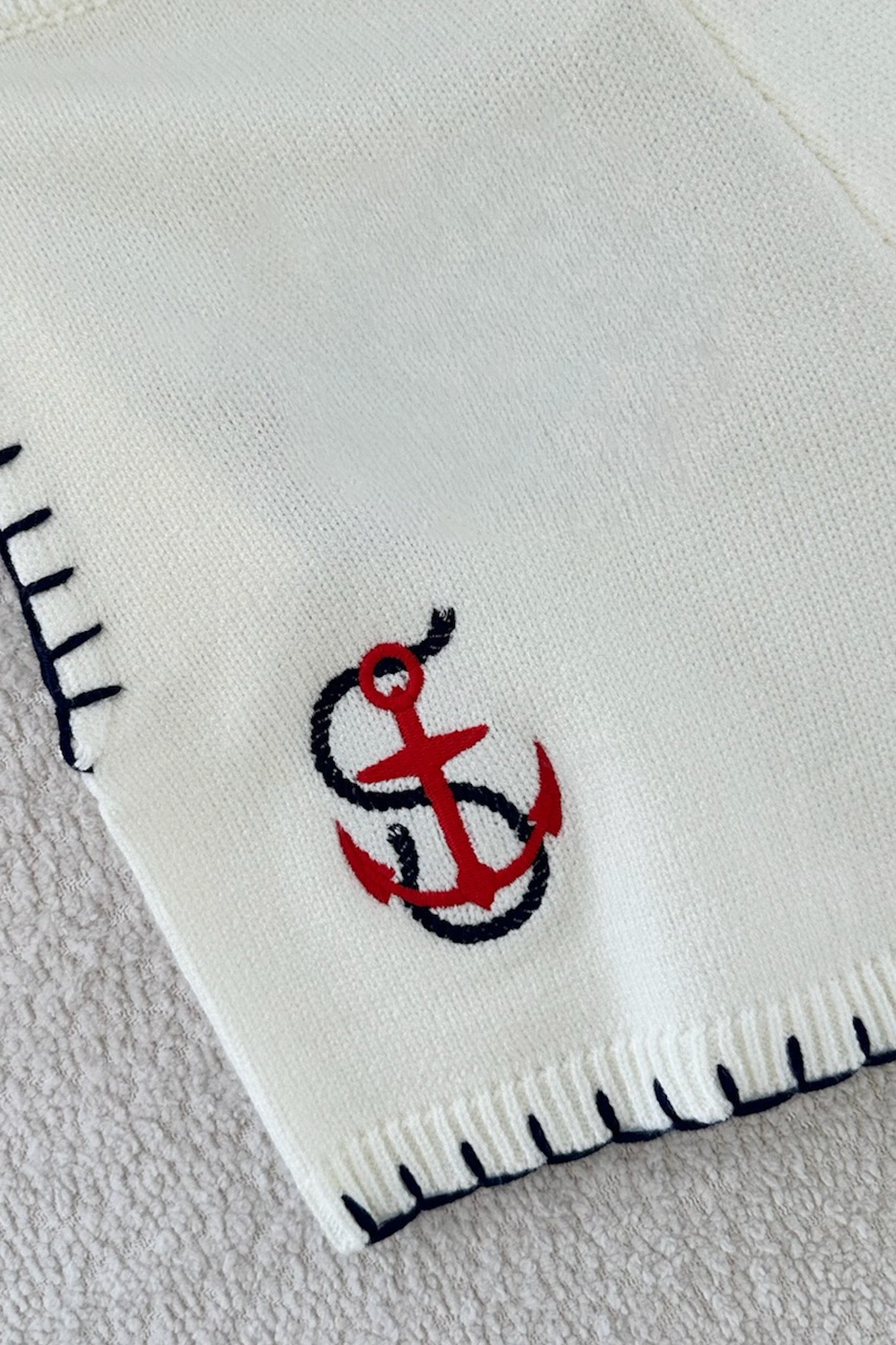 First Mate Embroidered Lightweight Knit Shorts - Neutral Ground