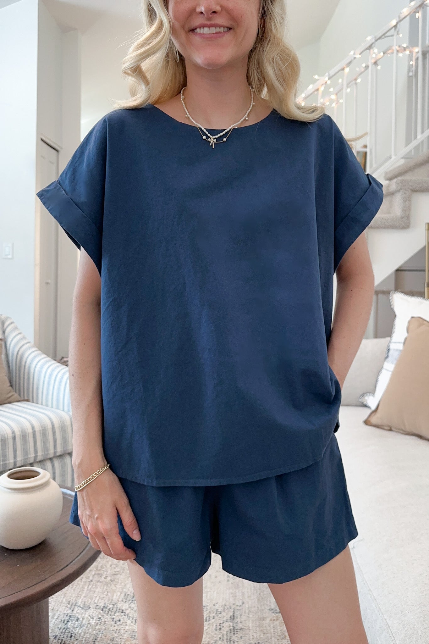 Gameday Top in Midnight Blue - Neutral Ground