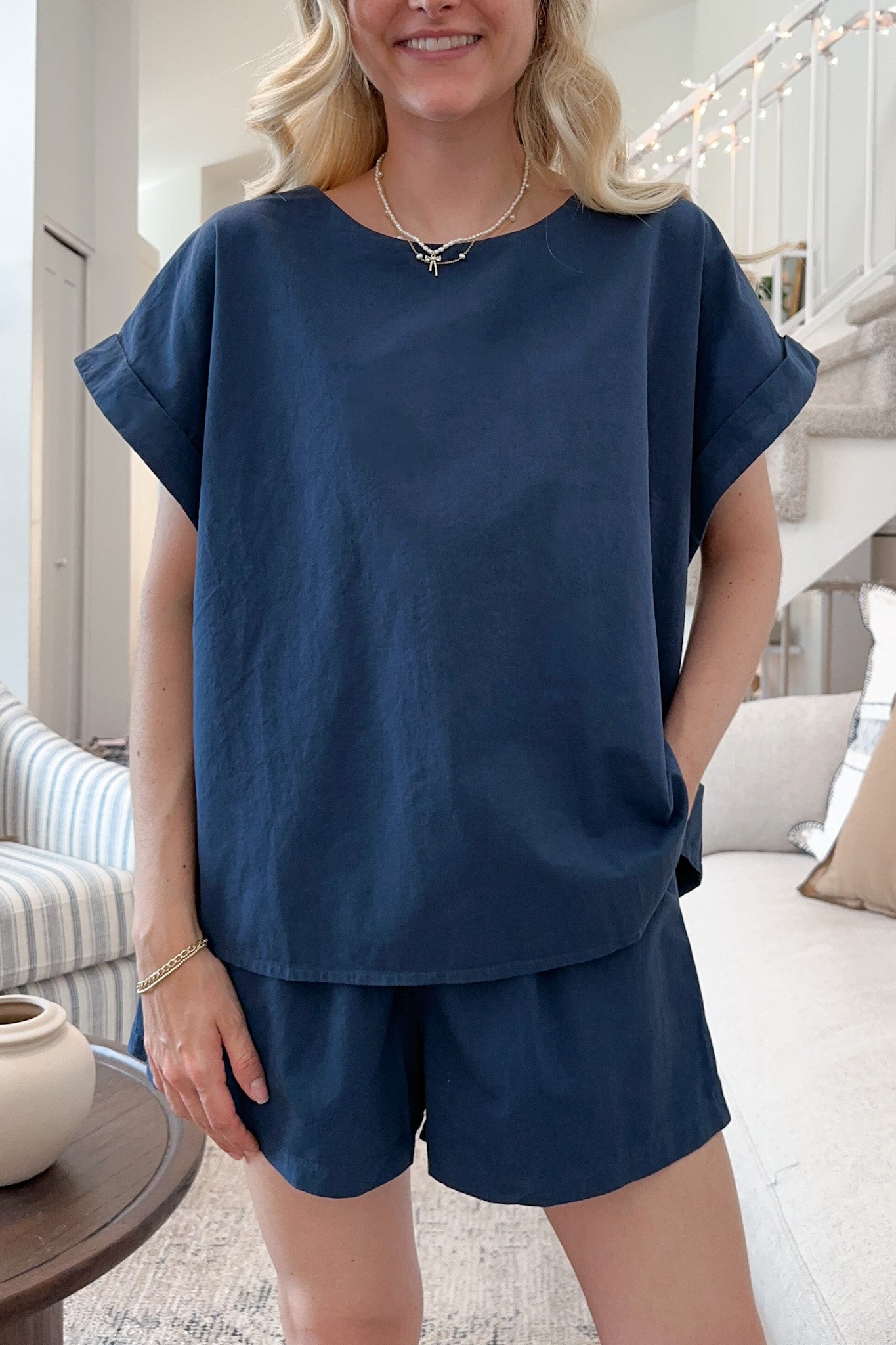 Gameday Top in Midnight Blue - Neutral Ground