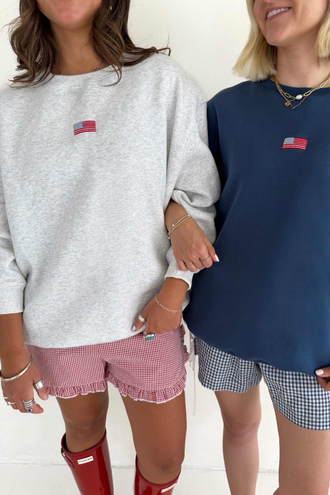 Glory Days Slouchy Crew Sweatshirt in Navy - Neutral Ground