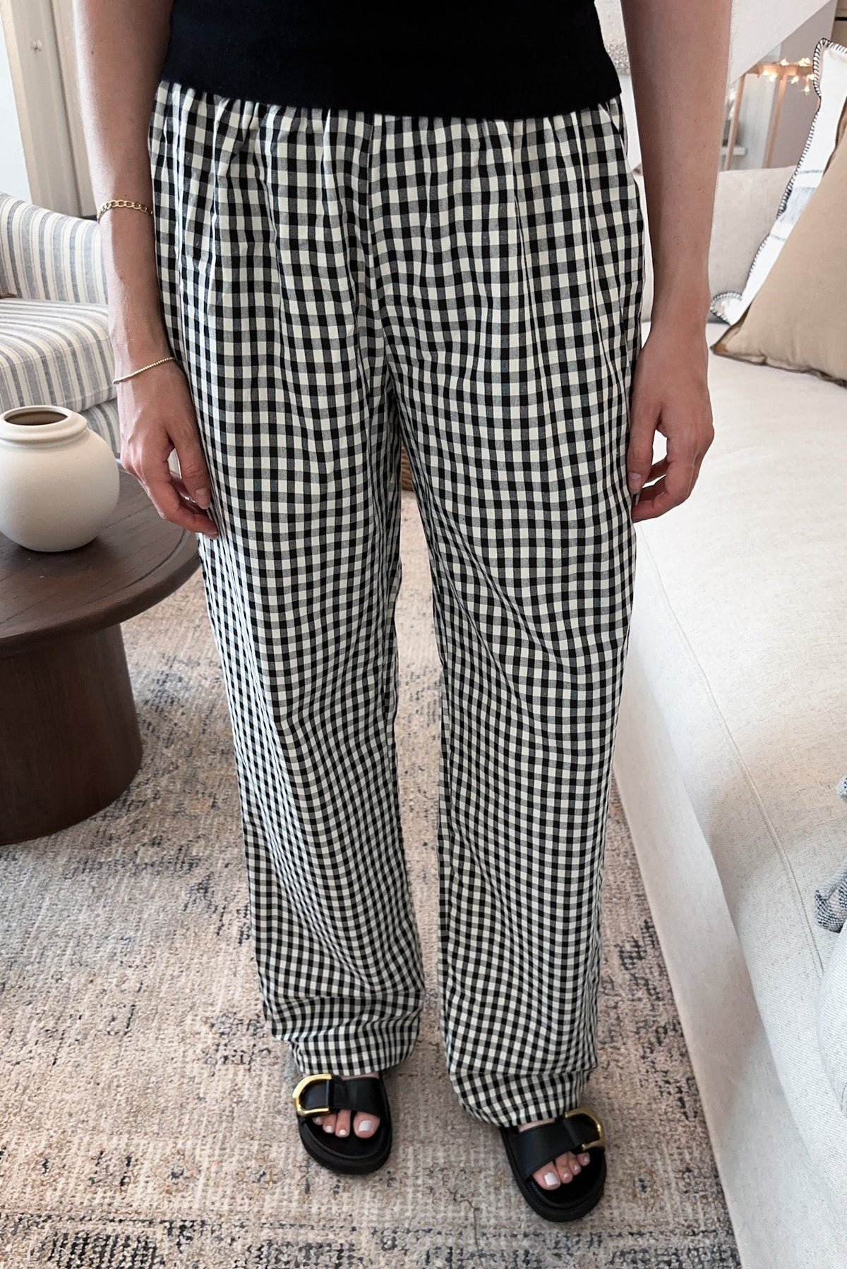 パンツ Porter Classic GINGHAM CHECK PEACE PANTS Porter Classic(ポータークラシック) GINGHAM CHECK PEACE PANTS