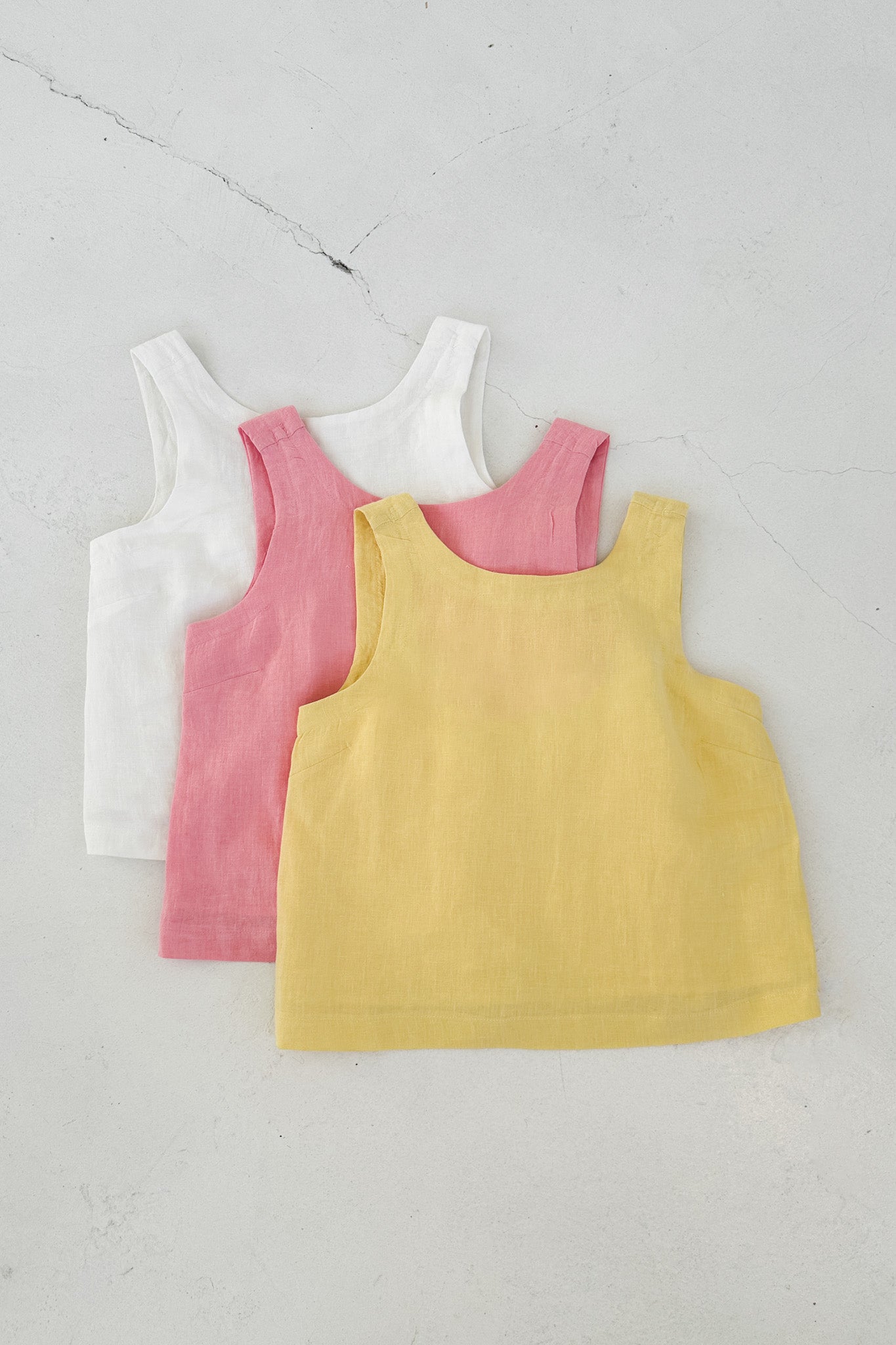 Harbor Linen Top in Pineapple - Neutral Ground