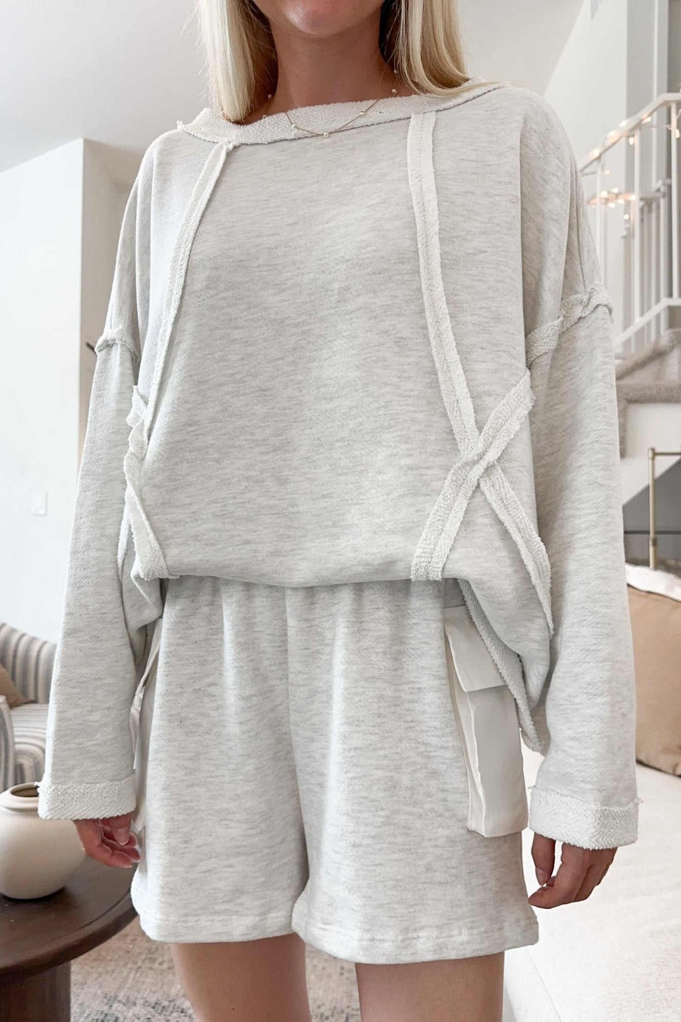 Harley Cargo Pocket Wide Leg Shorts - Neutral Ground