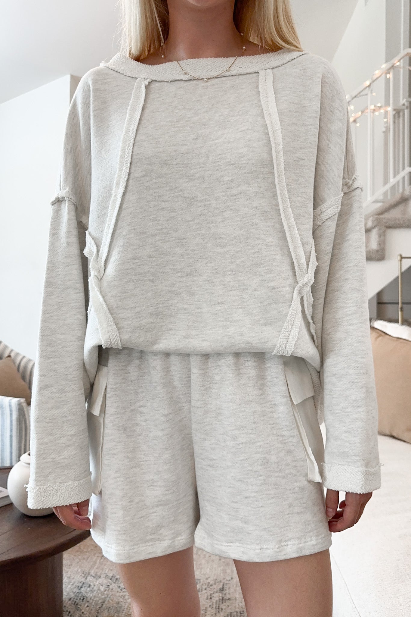 Harley Cargo Pocket Wide Leg Shorts - Neutral Ground