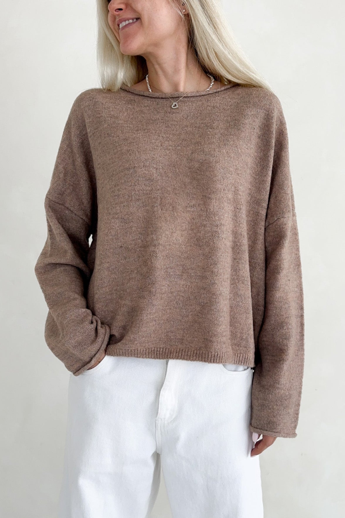 Haven Sweater in Mocha - Neutral Ground