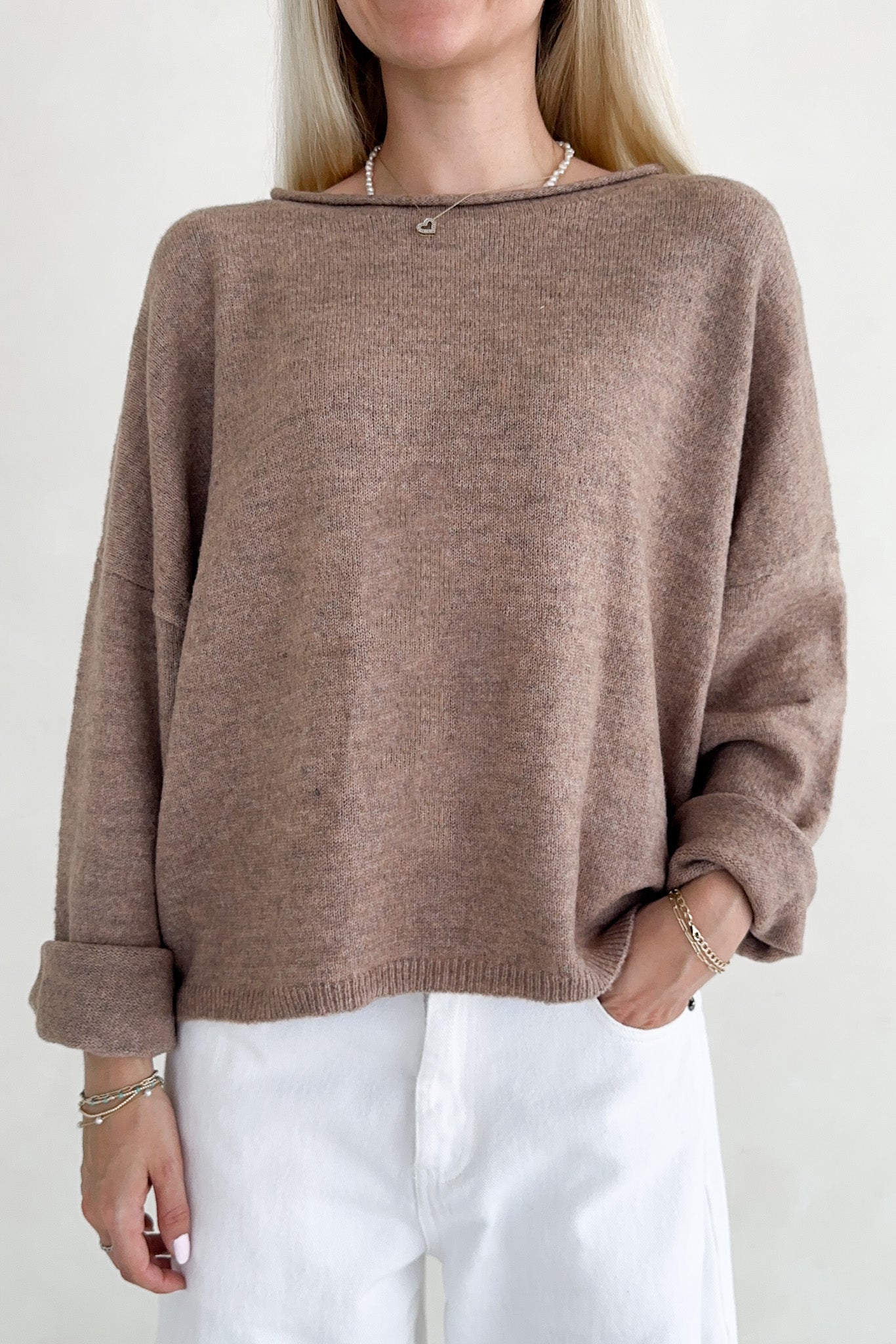 Haven Sweater in Mocha - Neutral Ground