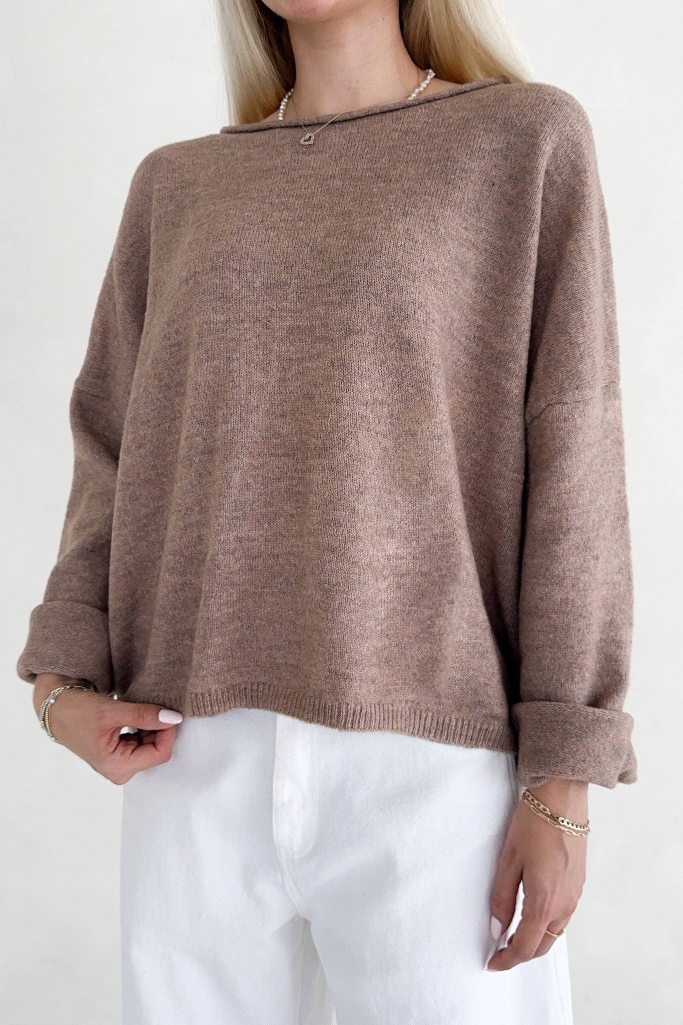 Haven Sweater in Mocha - Neutral Ground