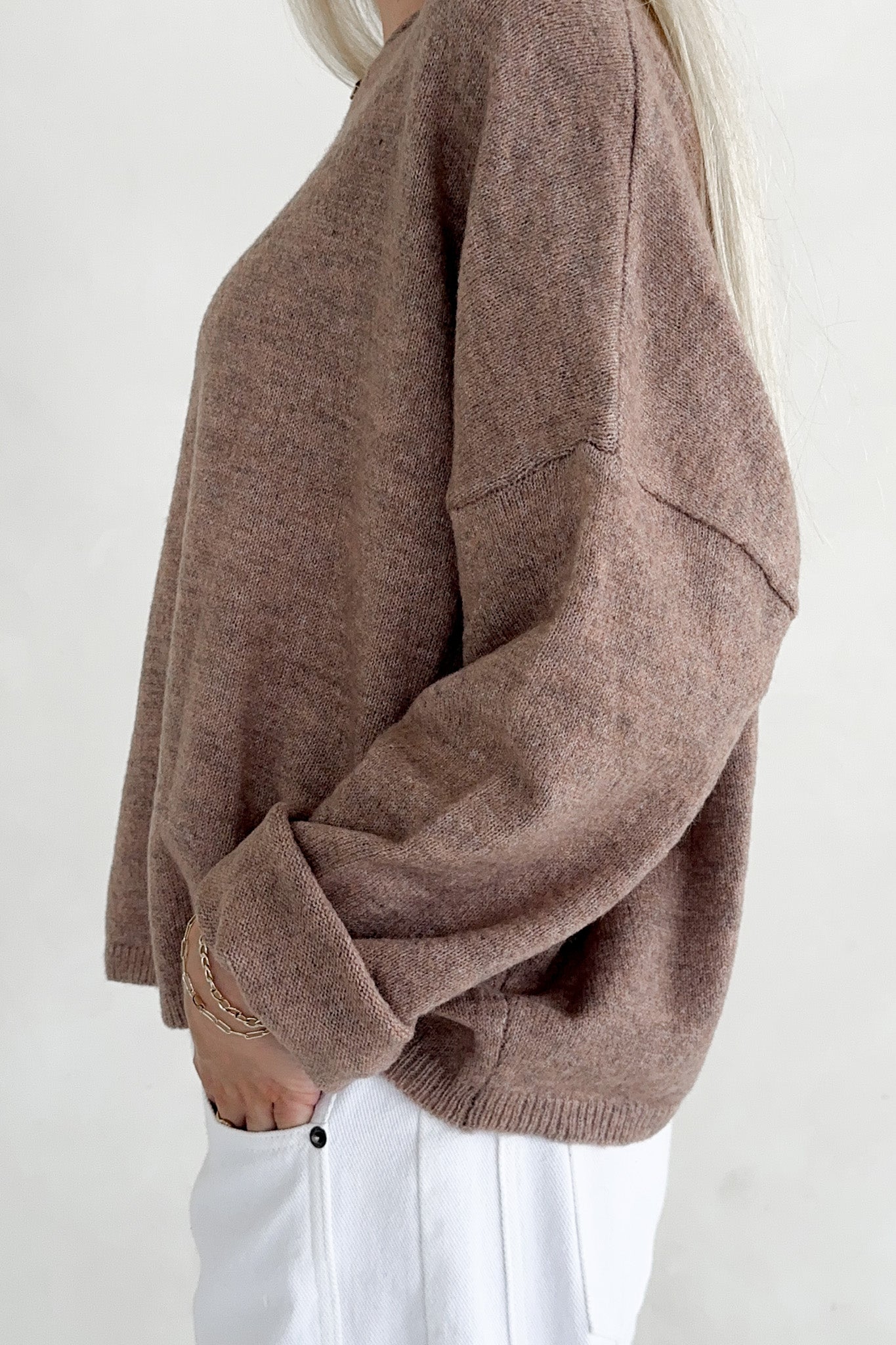 Haven Sweater in Mocha - Neutral Ground