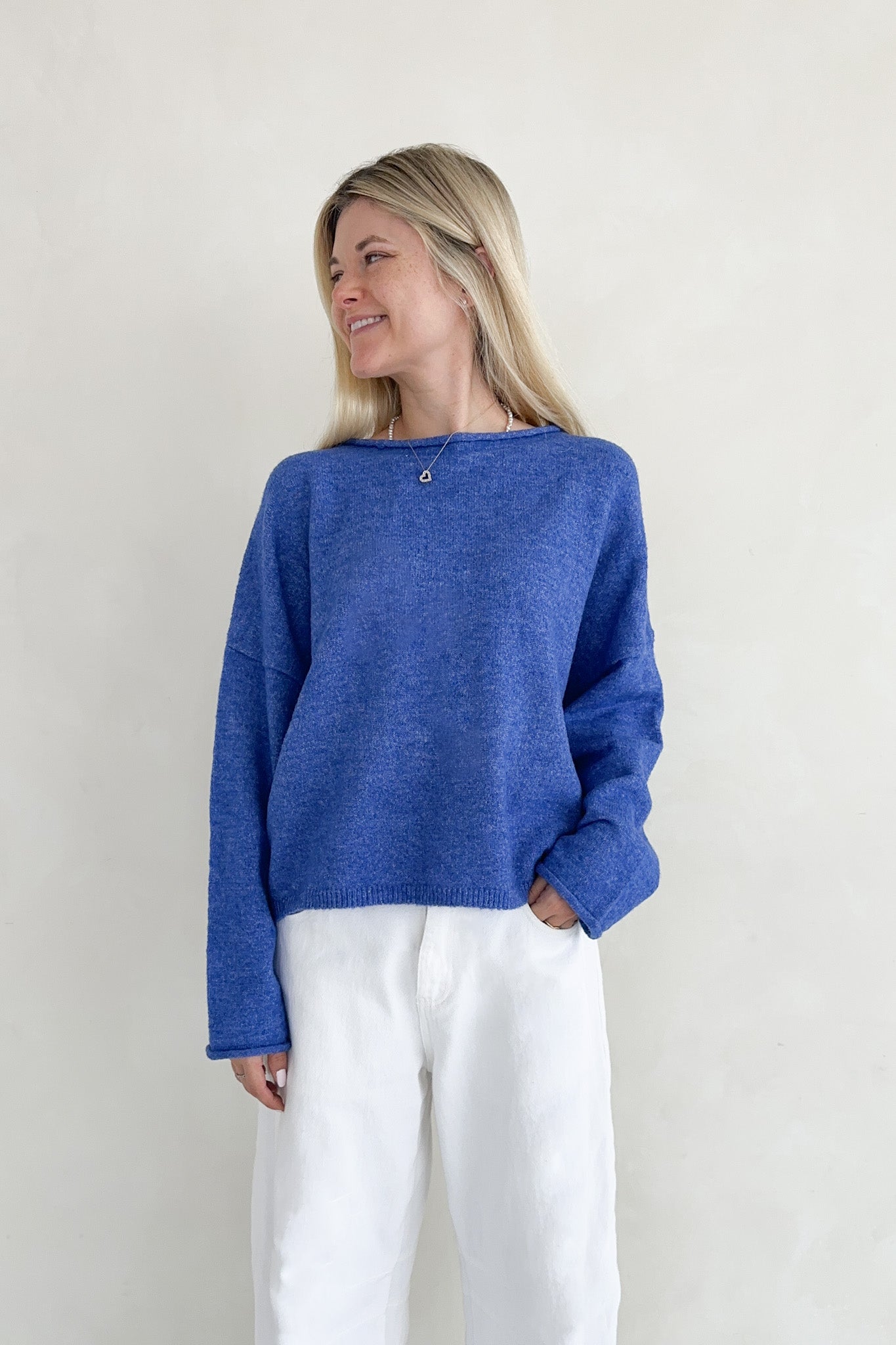 Haven Sweater in Royal Blue - Neutral Ground