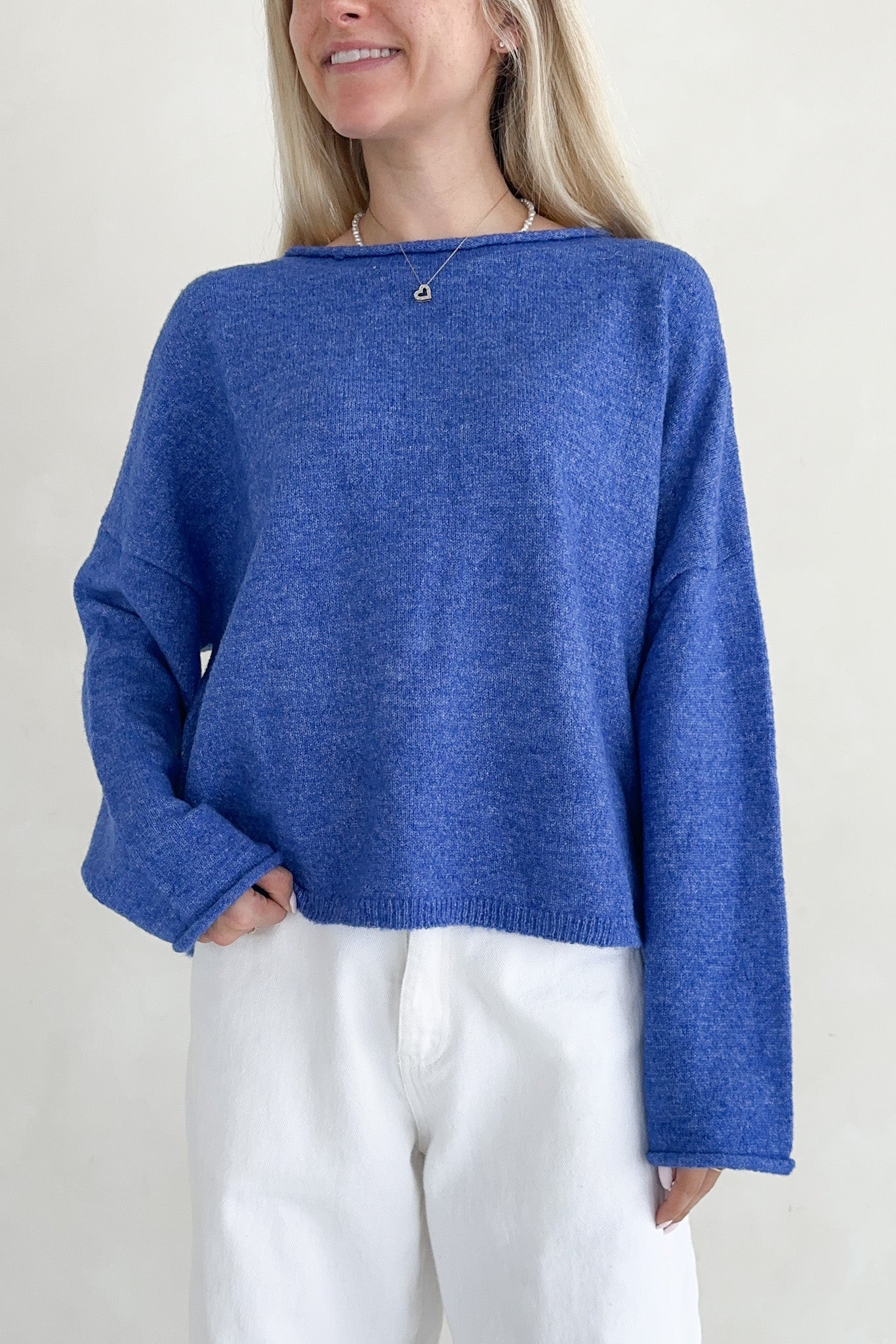 Haven Sweater in Royal Blue - Neutral Ground
