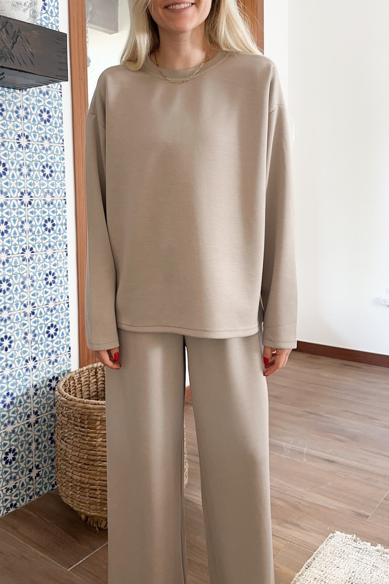 Hot Cocoa Long Sleeve Top - Neutral Ground