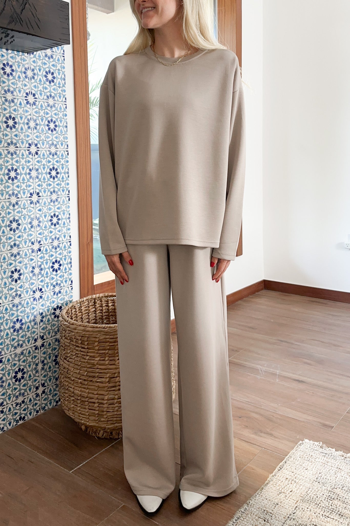 Hot Cocoa Long Sleeve Top - Neutral Ground