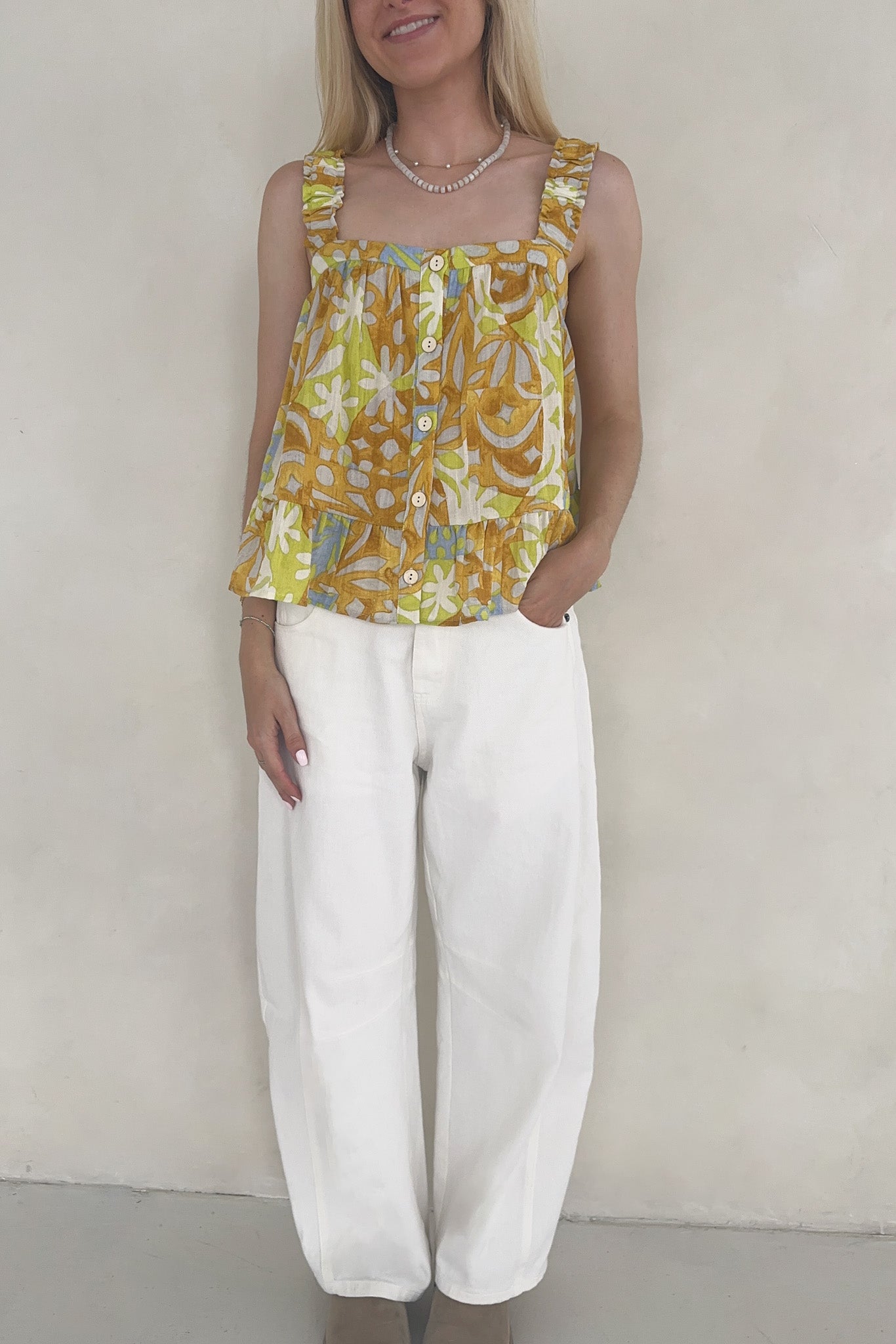 Ibiza Natural Stone Necklace - Neutral Ground