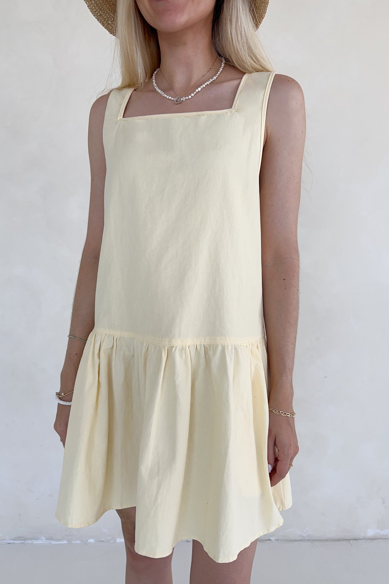 Joy Sleeveless Mini Dress - Neutral Ground