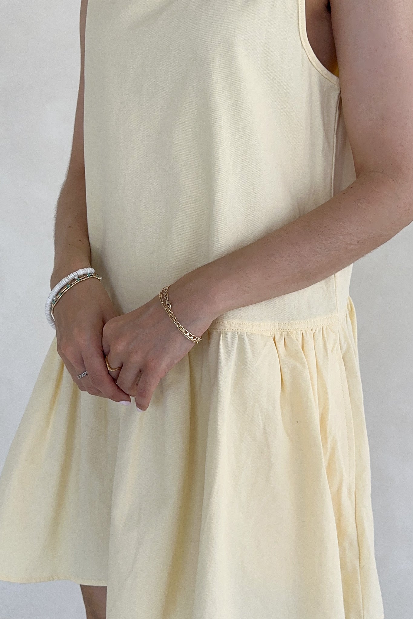 Joy Sleeveless Mini Dress - Neutral Ground