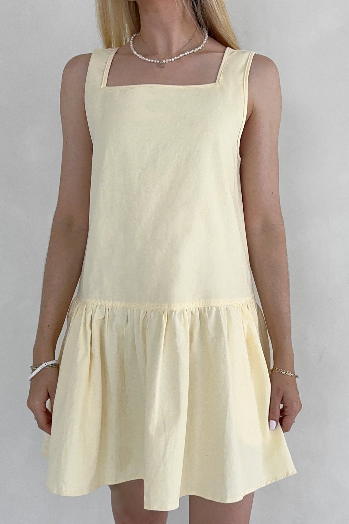 Joy Sleeveless Mini Dress - Neutral Ground