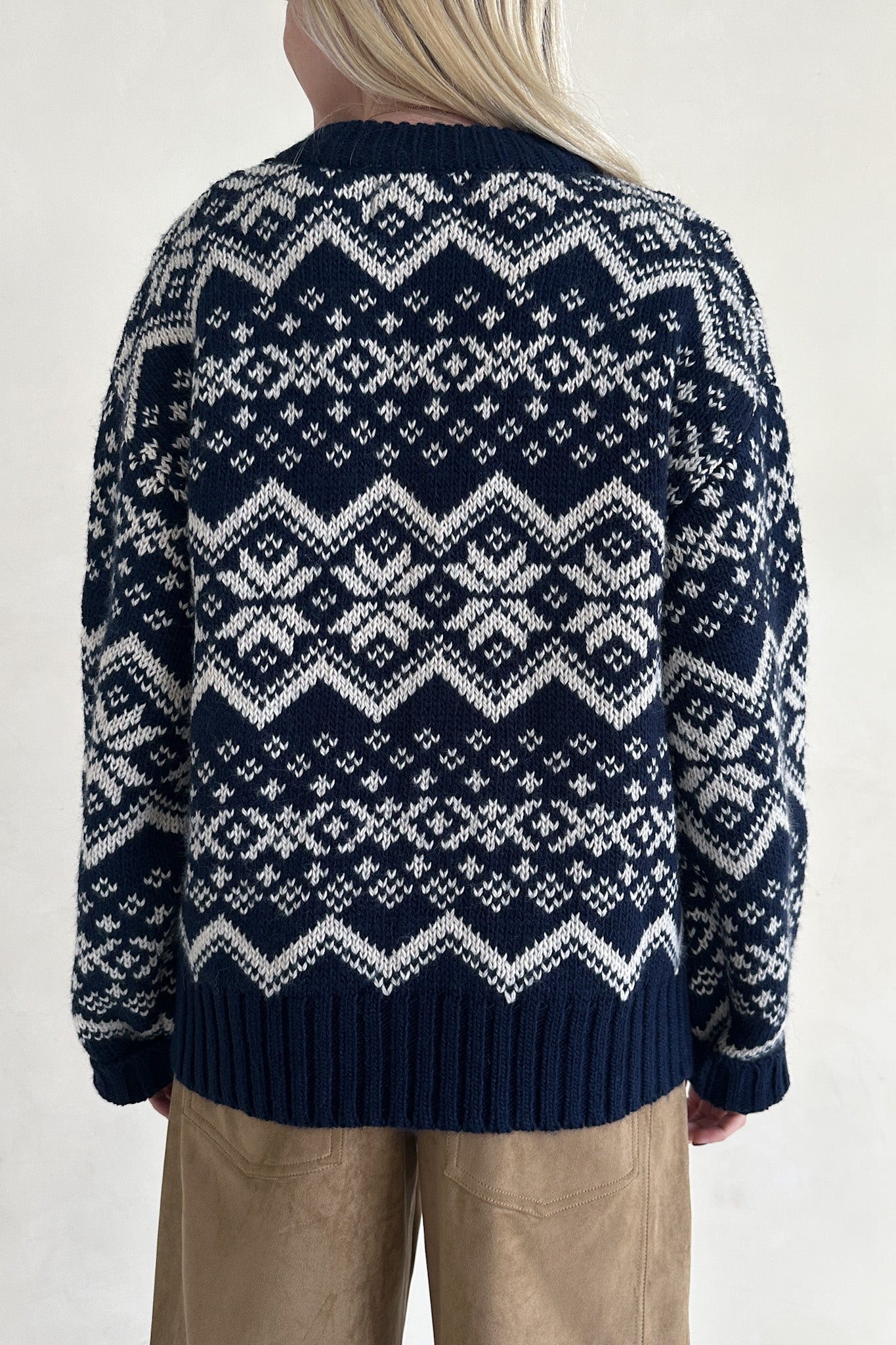 Laurent Faire Isle Snowflake Knit Sweater - Neutral Ground