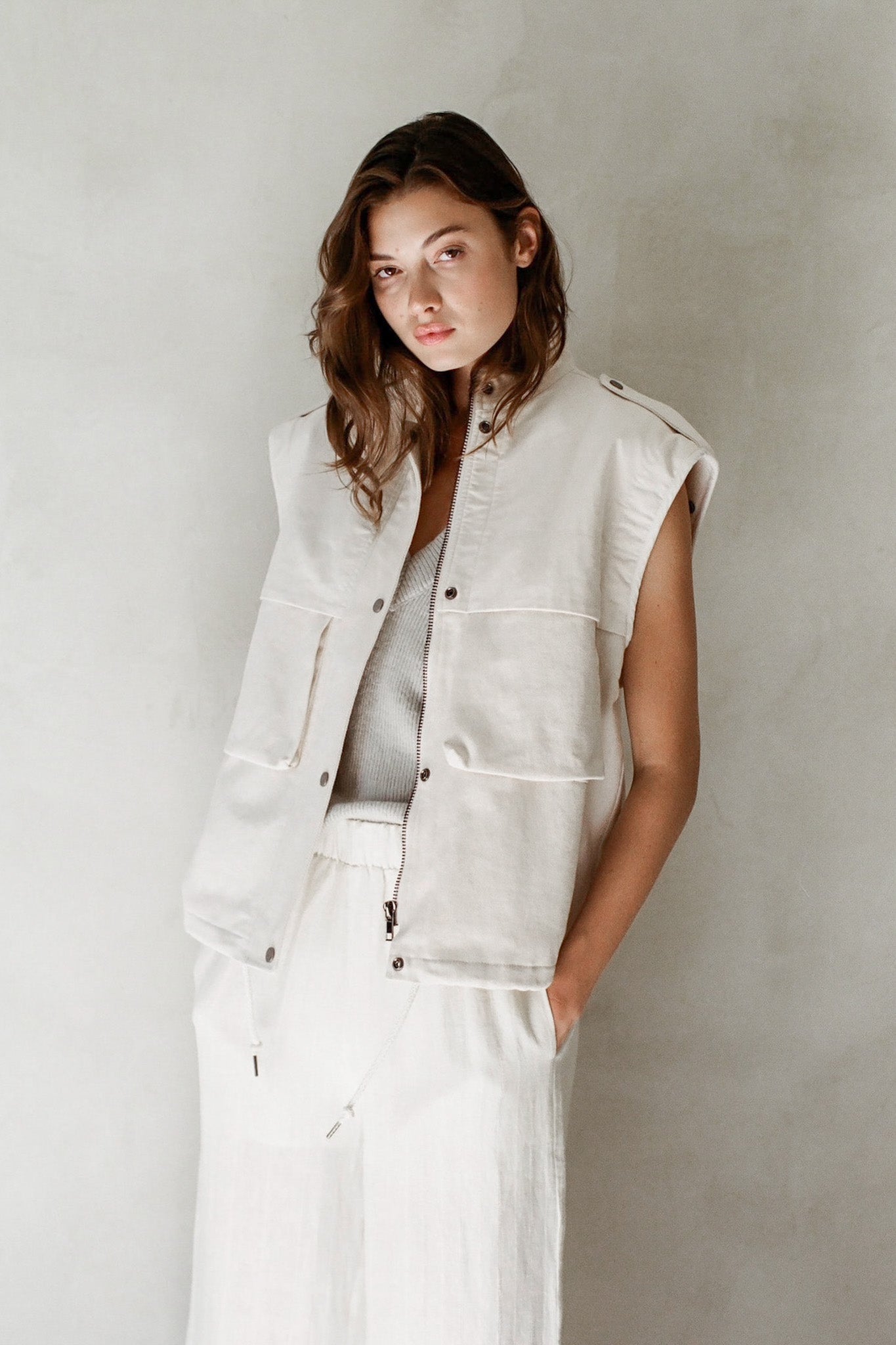 Laurent Utility Jacket - Neutral Ground