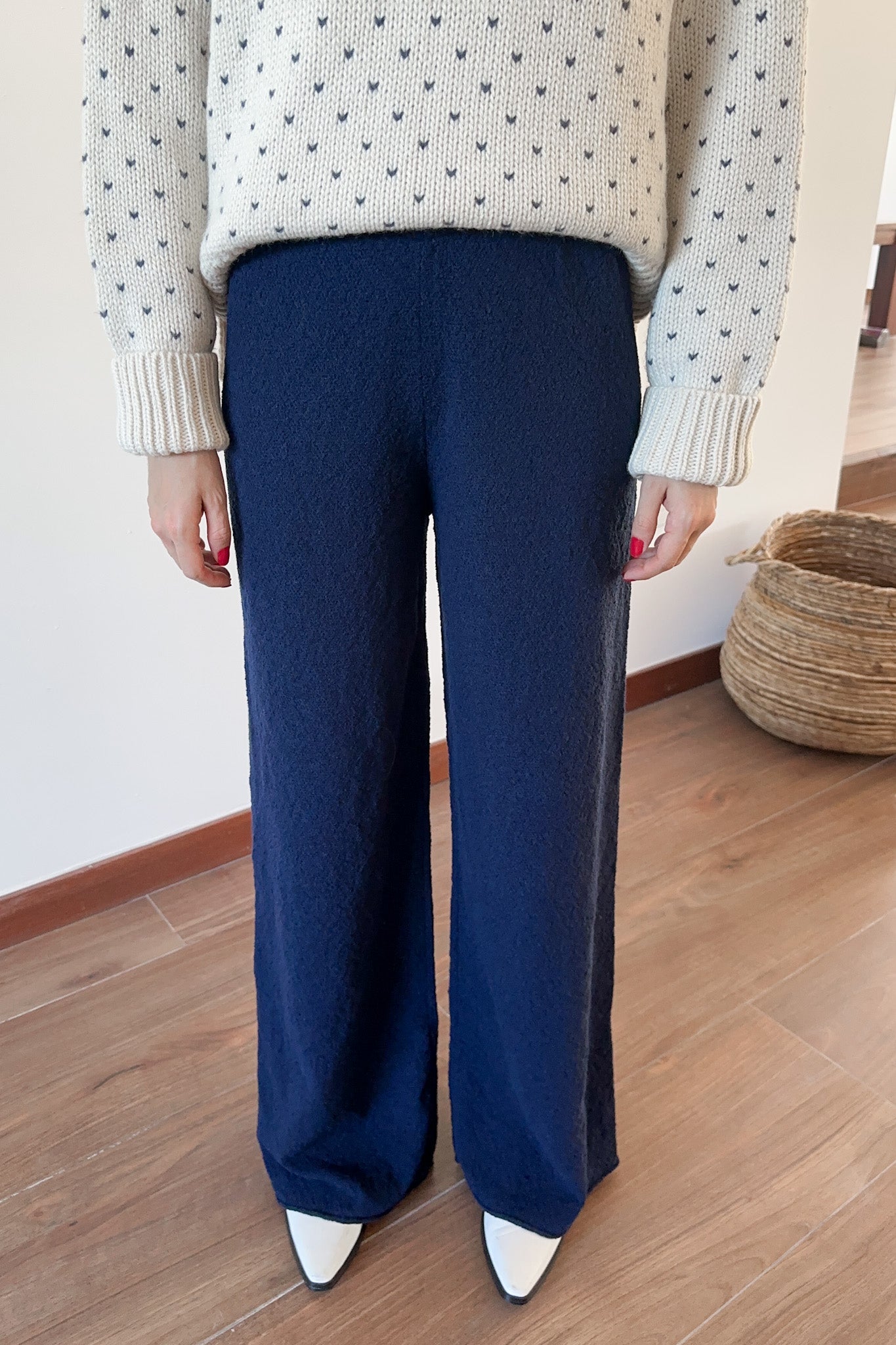 Libby Straight Leg Sweater Knit Pants - Neutral Ground