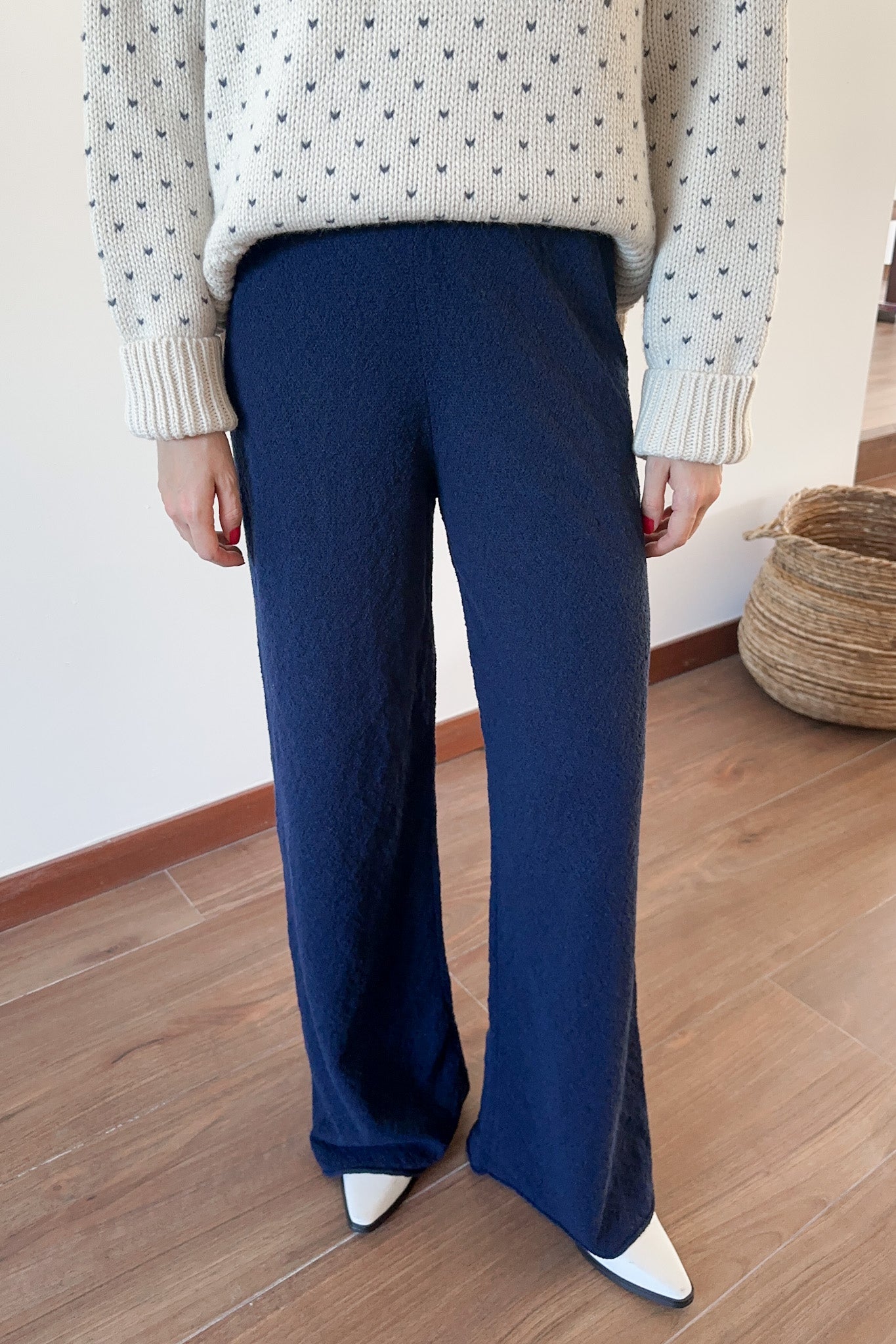 Libby Straight Leg Sweater Knit Pants - Neutral Ground