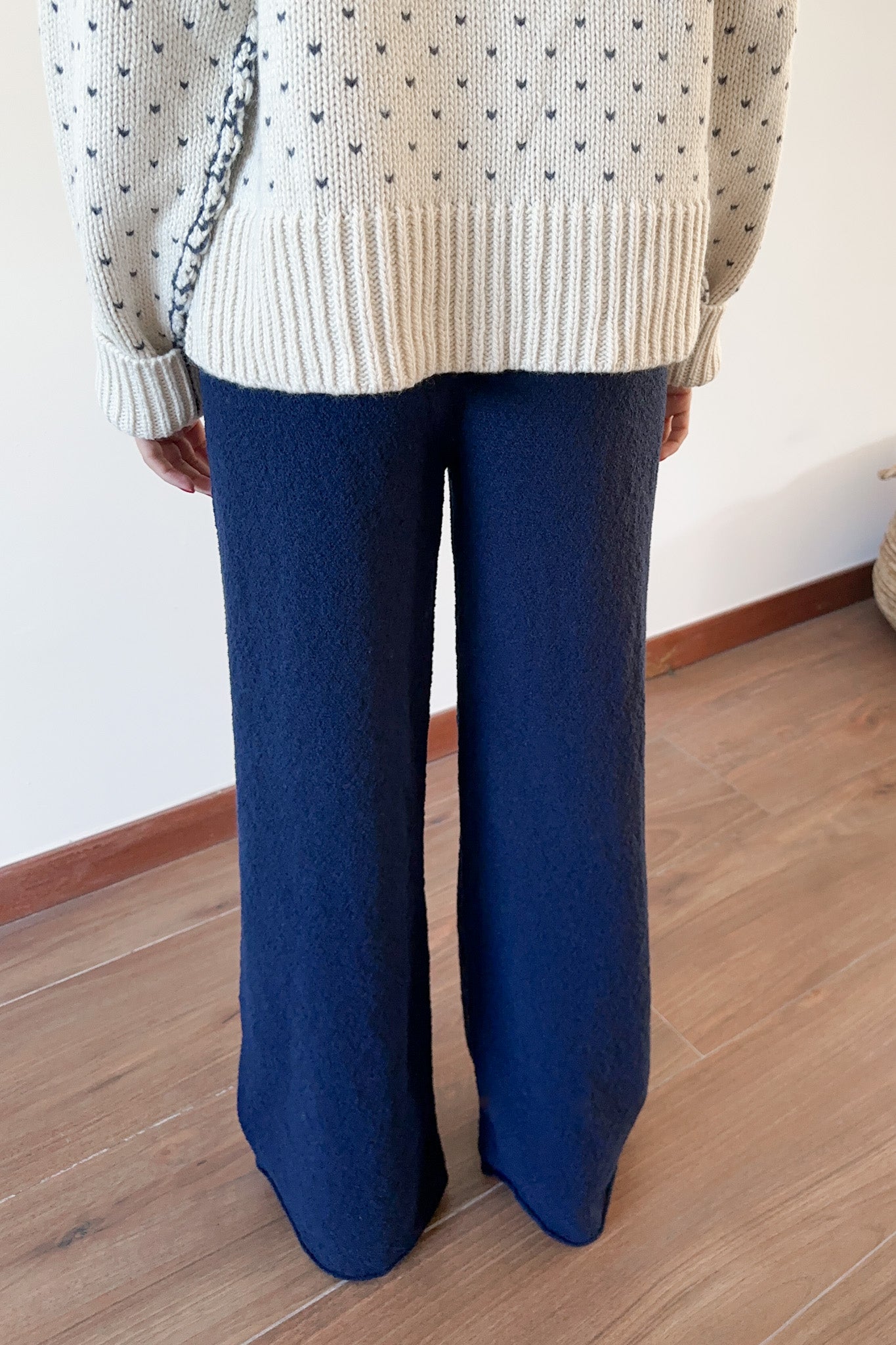 Libby Straight Leg Sweater Knit Pants - Neutral Ground