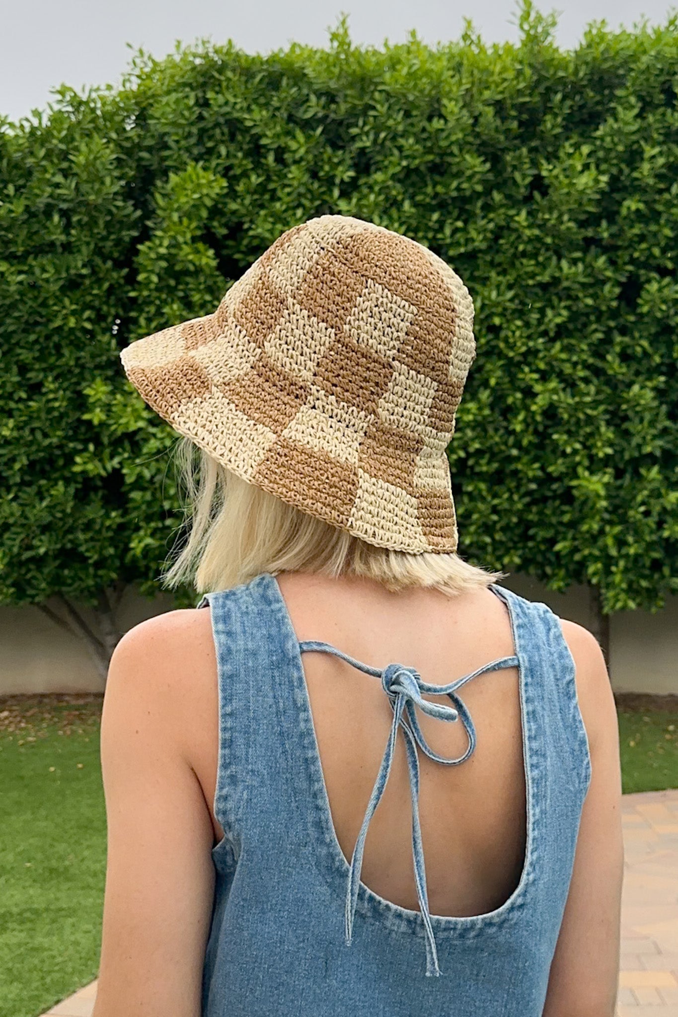 Meadow Woven Bucket Hat - Neutral Ground