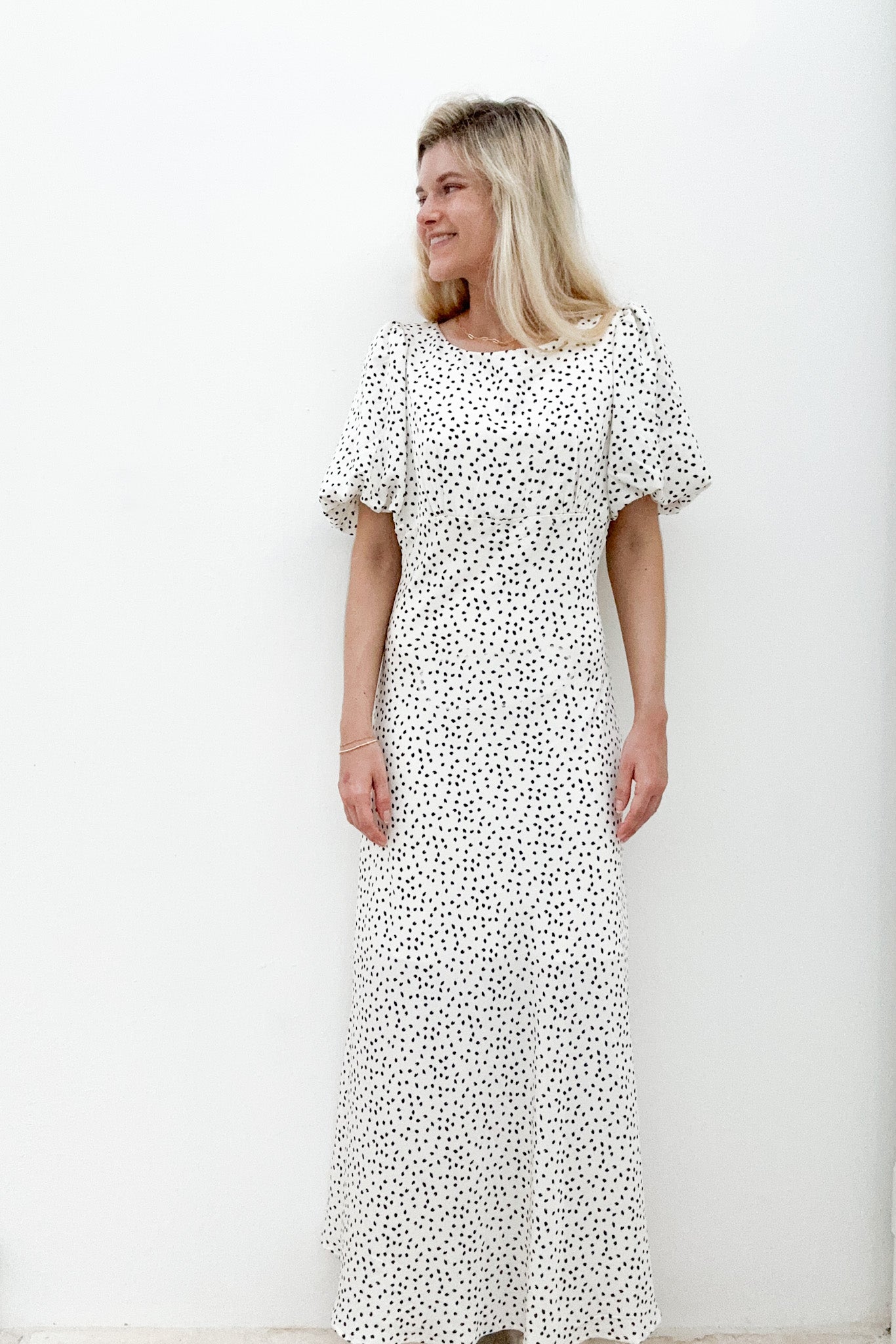 Nice Tie Back Maxi Dress - Neutral Ground