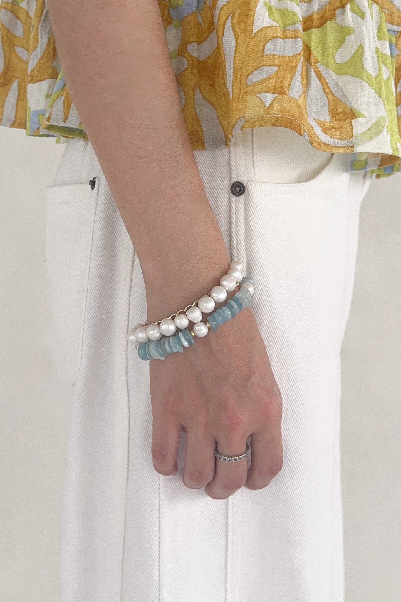 Ohana Fresh Water Pearl Bracelet - Neutral Ground