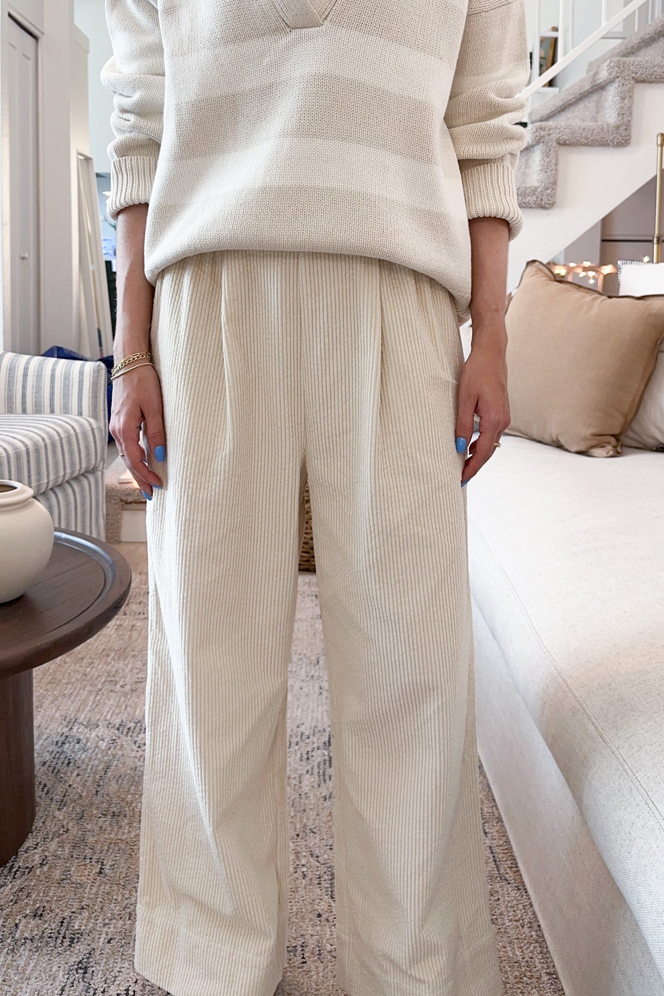 Palmer Corduroy Pants - Neutral Ground