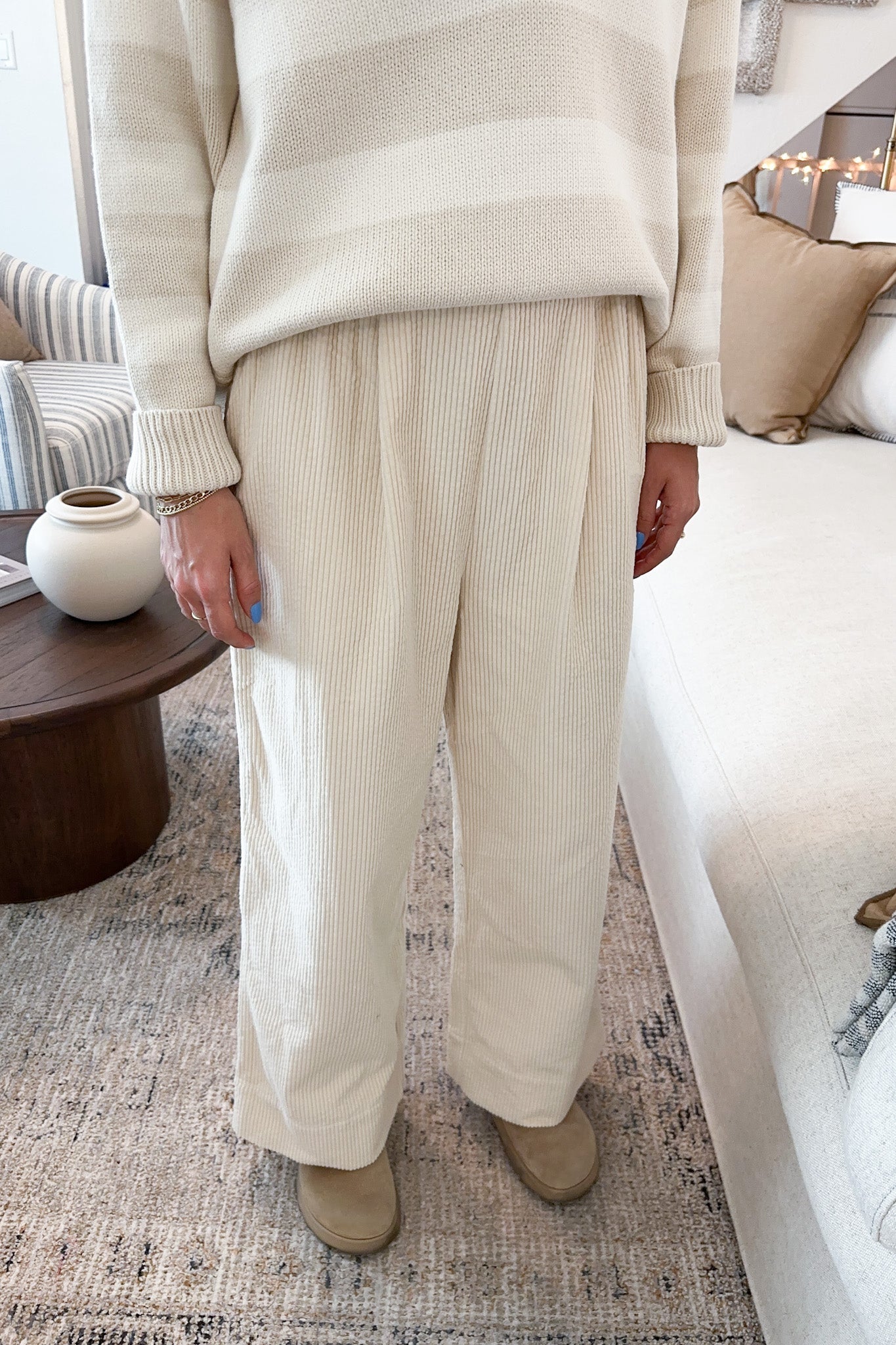 Palmer Corduroy Pants - Neutral Ground