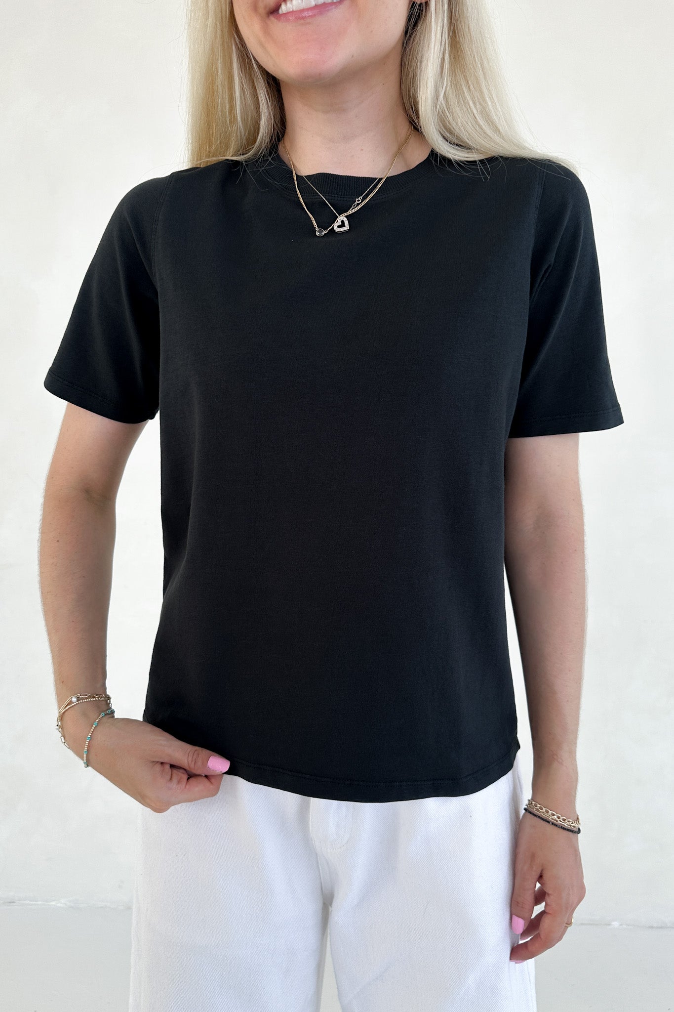 Poppy Classic Boxy T-Shirt in Black - Neutral Ground