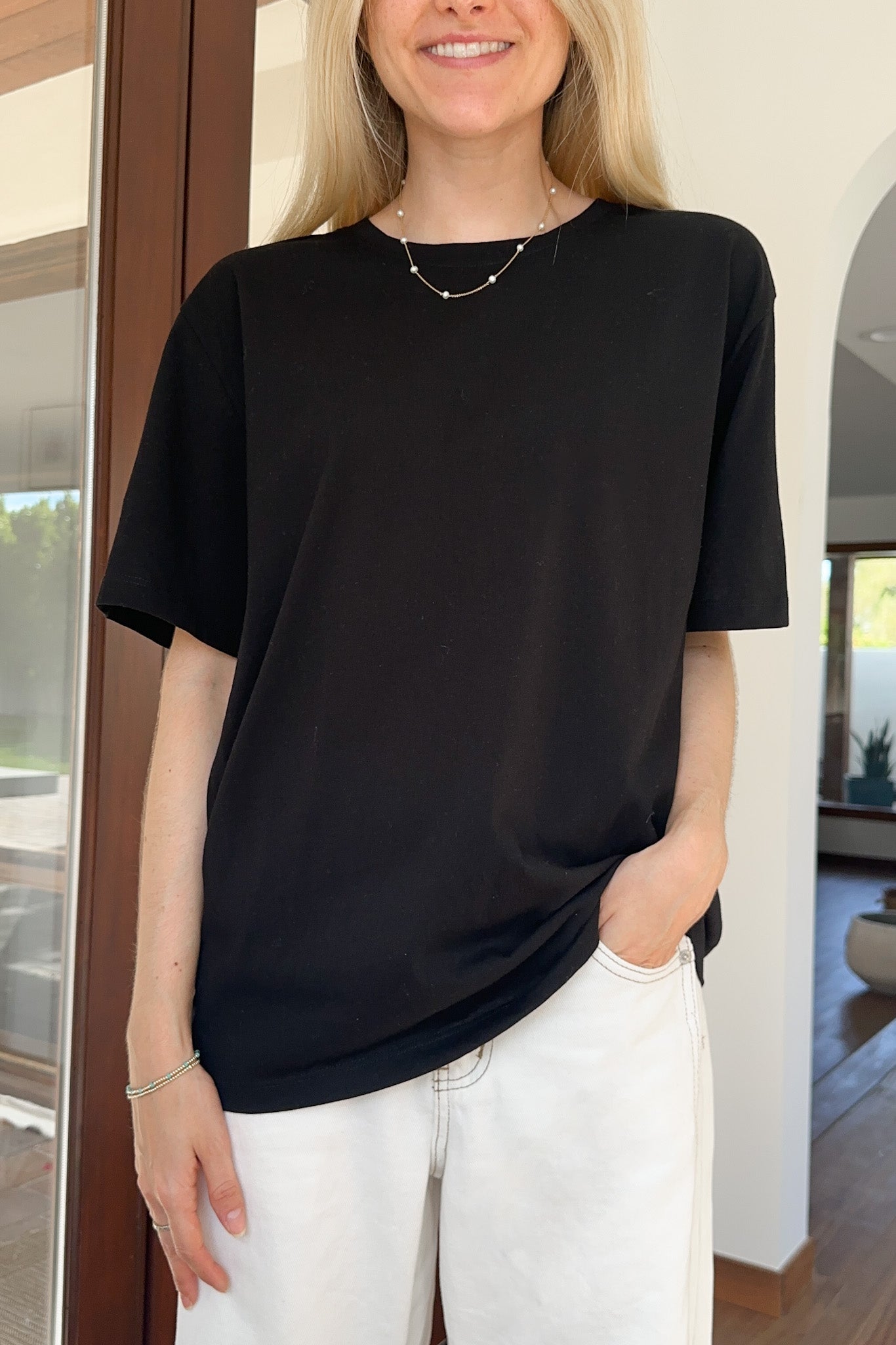 Ronan Short Sleeve Tee in Black - Neutral Ground