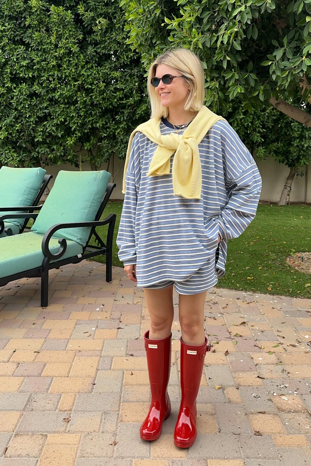 Roxanne Ultra Soft Striped Top - Neutral Ground