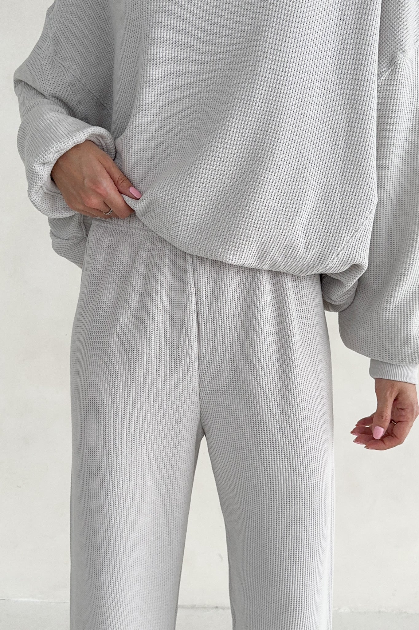 Sundays Waffle Knit Pants in Earl Grey - Neutral Ground