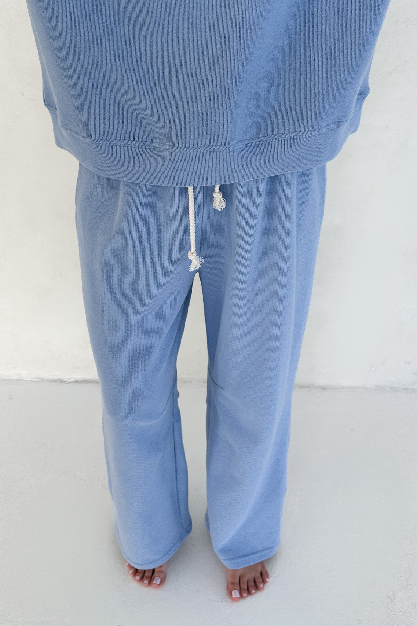 Sunkissed Rope Drawstring Pants in Bahama Blue - Neutral Ground