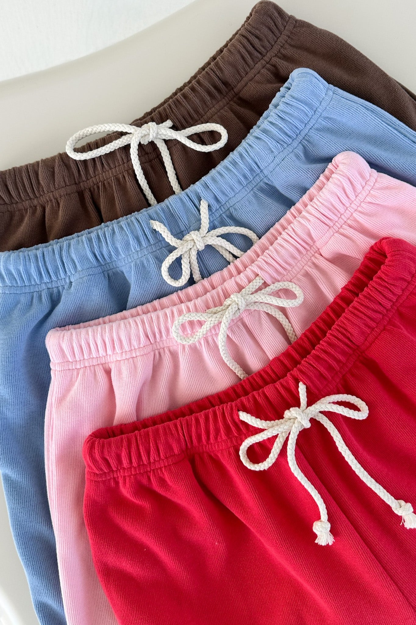 Sunkissed Rope Drawstring Shorts in Bahama Blue - Neutral Ground