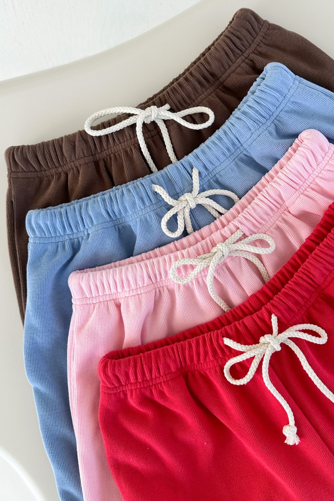 Sunkissed Rope Drawstring Shorts in Cocoa - Neutral Ground