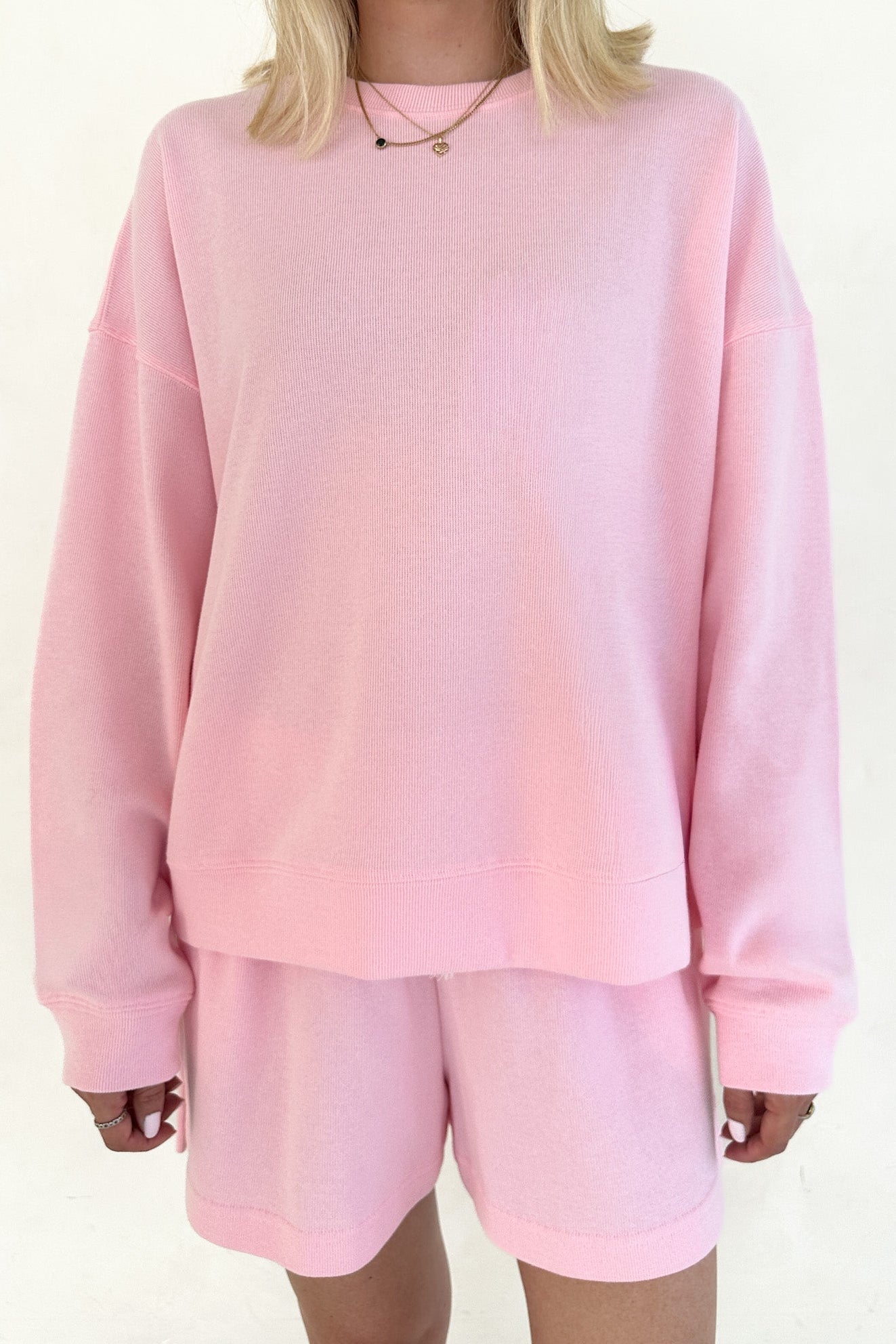 Sunkissed Slouchy Pullover Top in Hibiscus - Neutral Ground