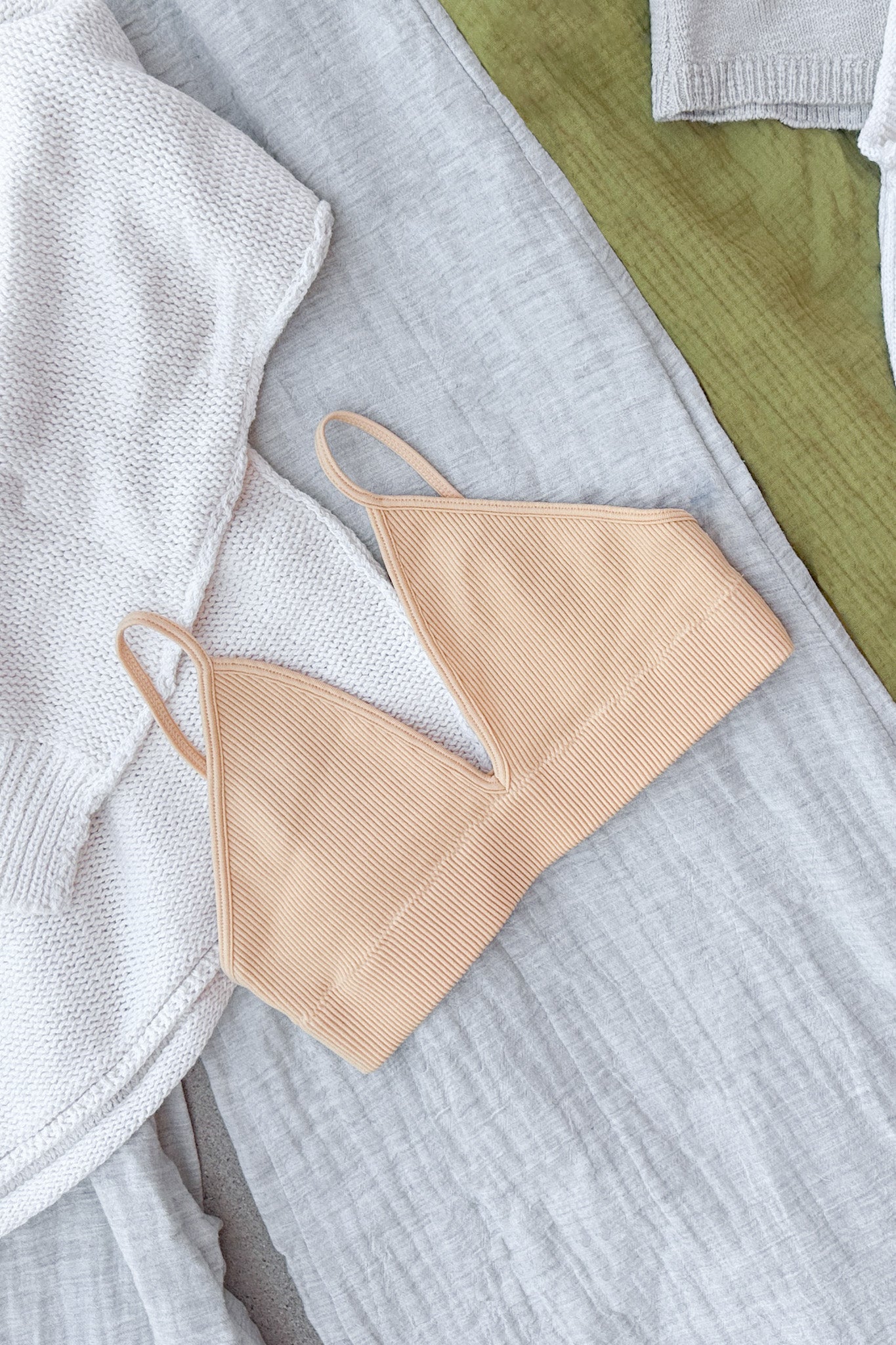 Wildflower Seamless Ribbed Brami - Neutral Ground