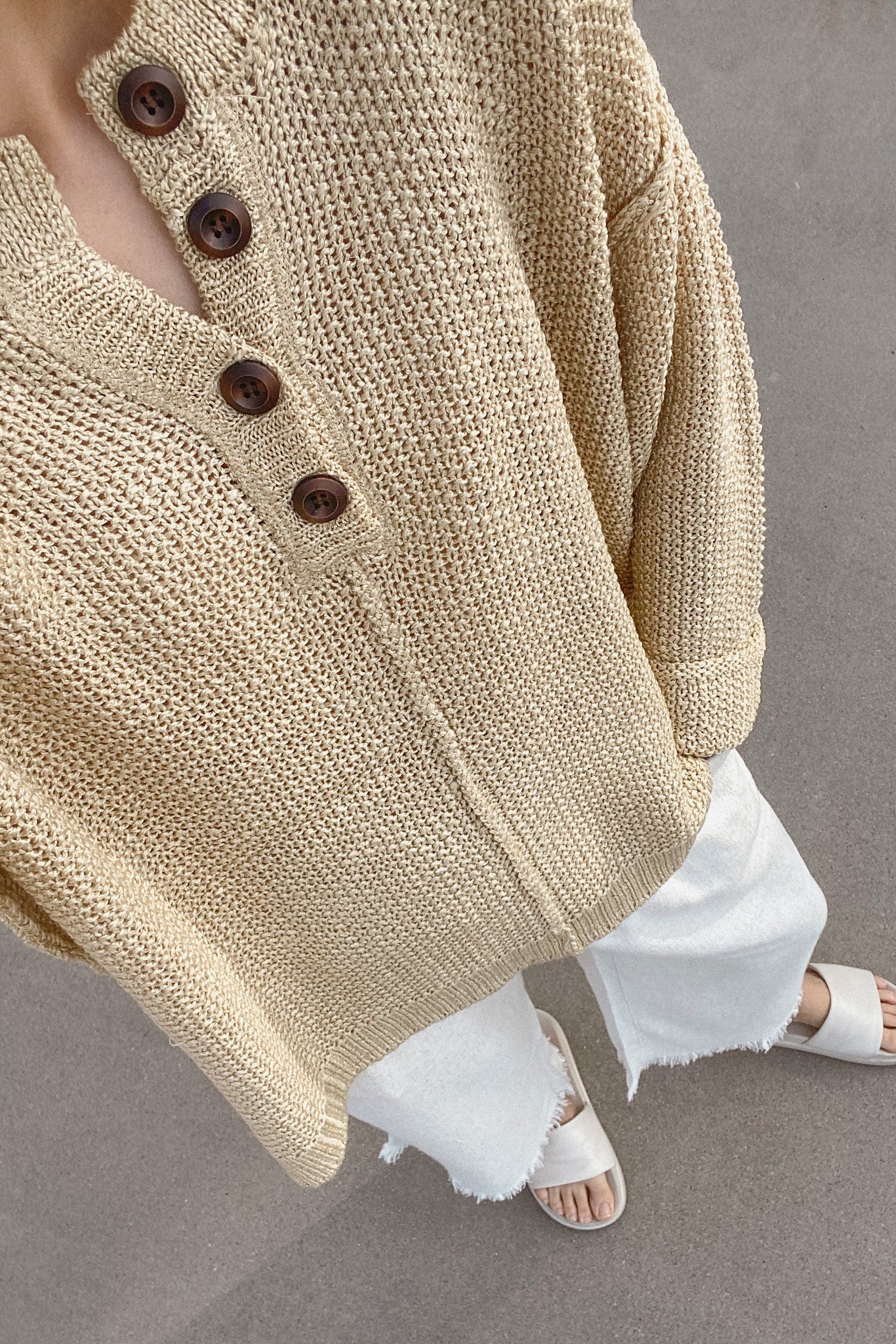 Cabana Linen Pant in Natural - Neutral Ground