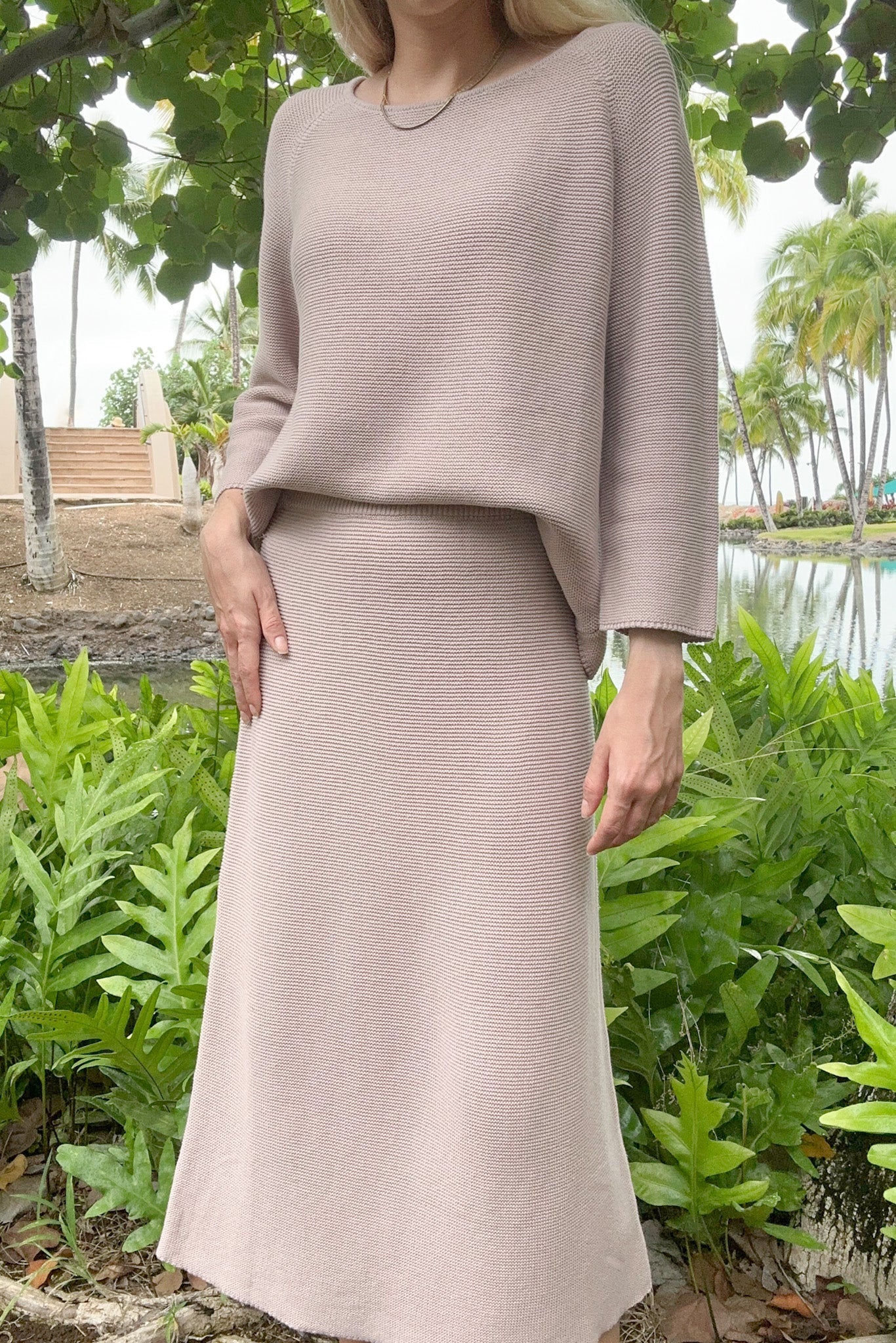 Lavender Fields Skirt - Neutral Ground