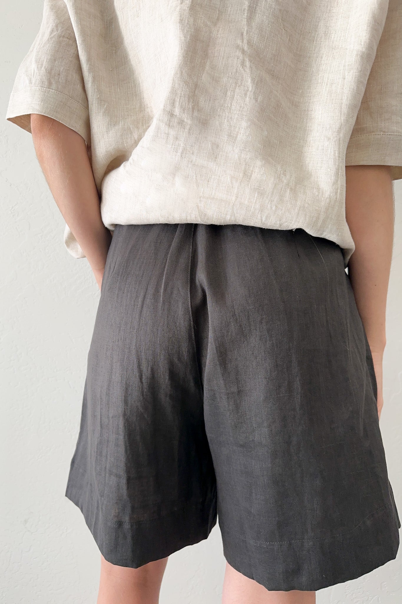 Nantucket Linen Shorts - Neutral Ground