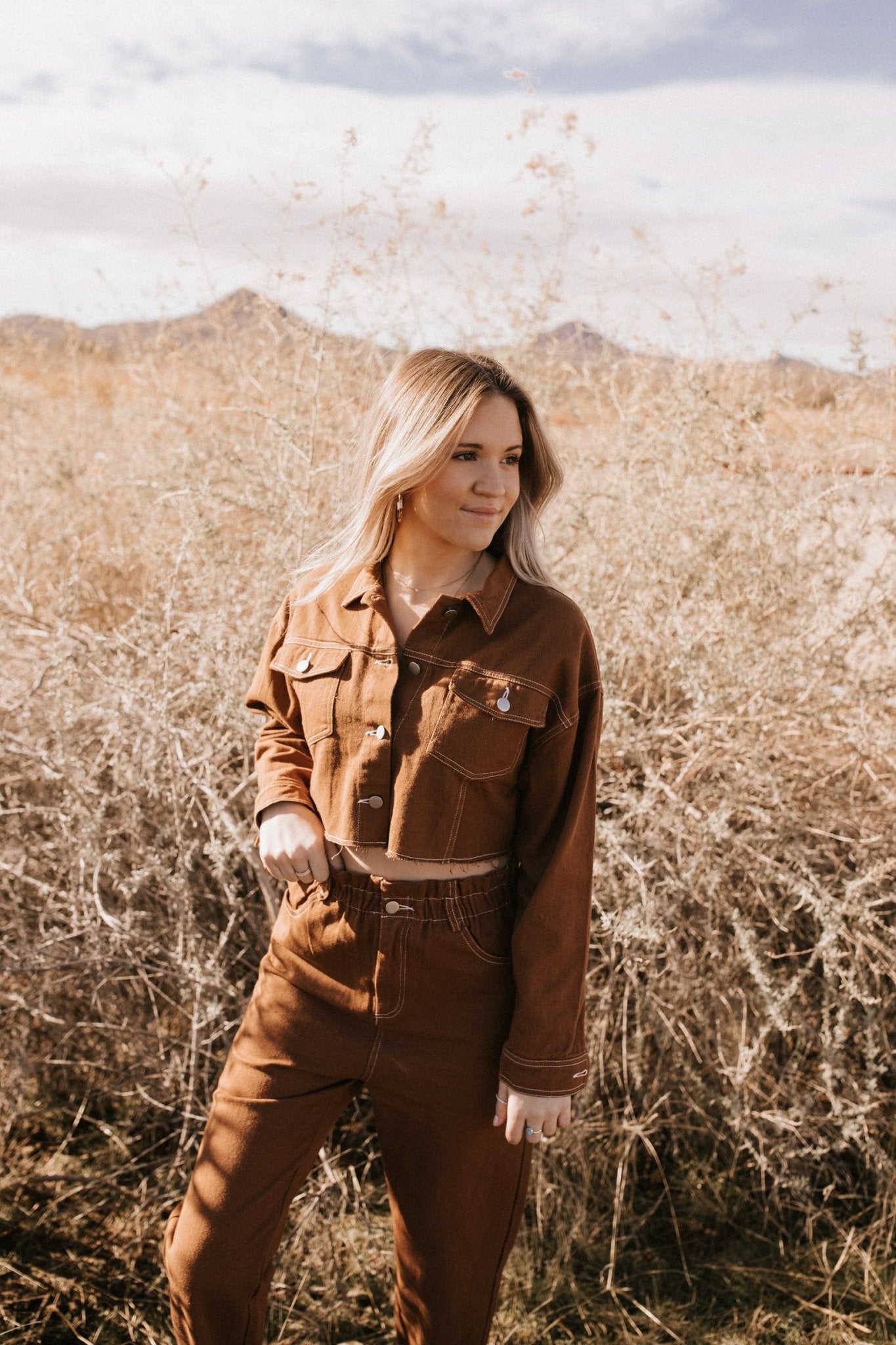 Penny Paper Bag Pant - Neutral Ground